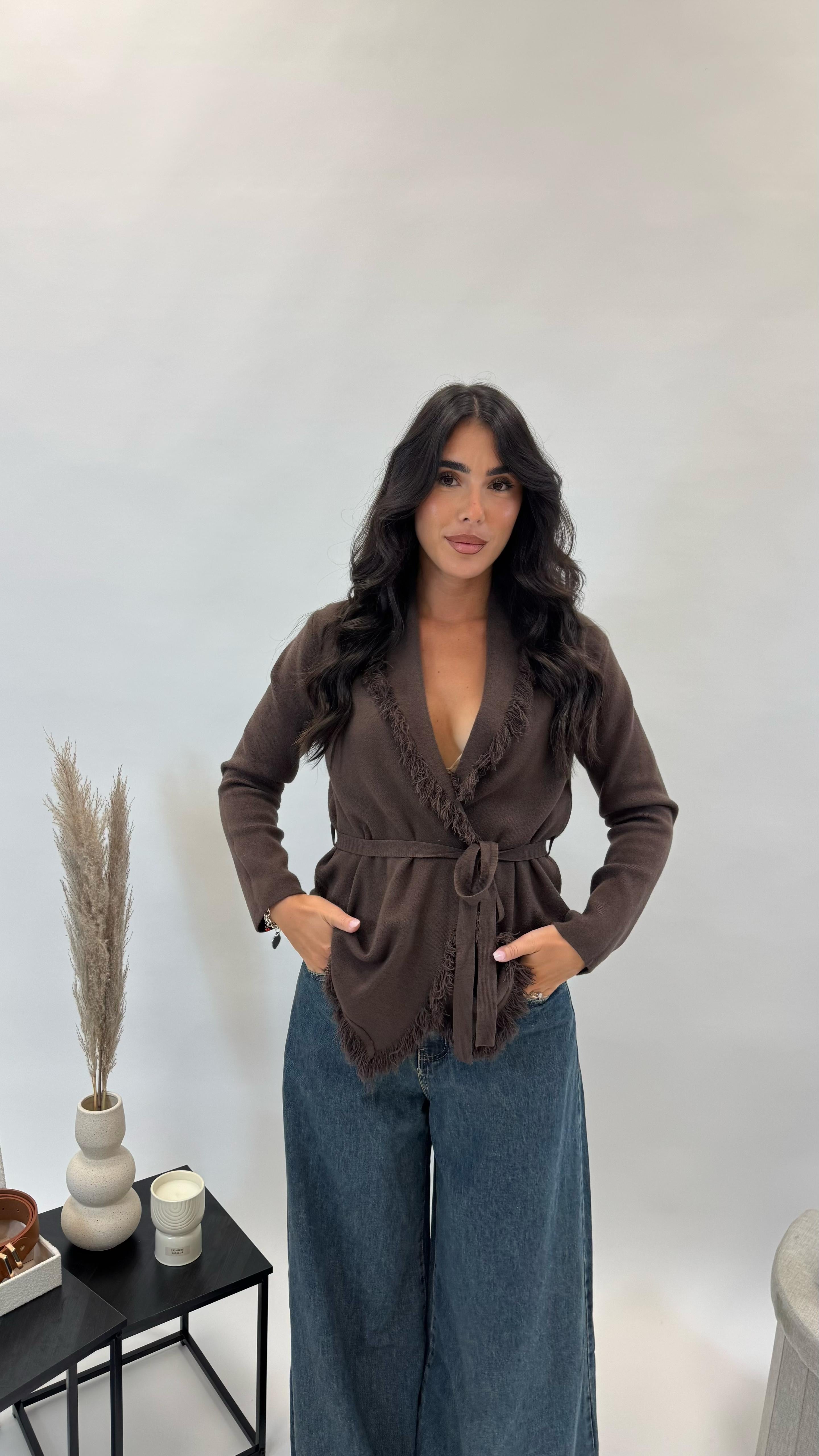 Cardigan Texas Choco