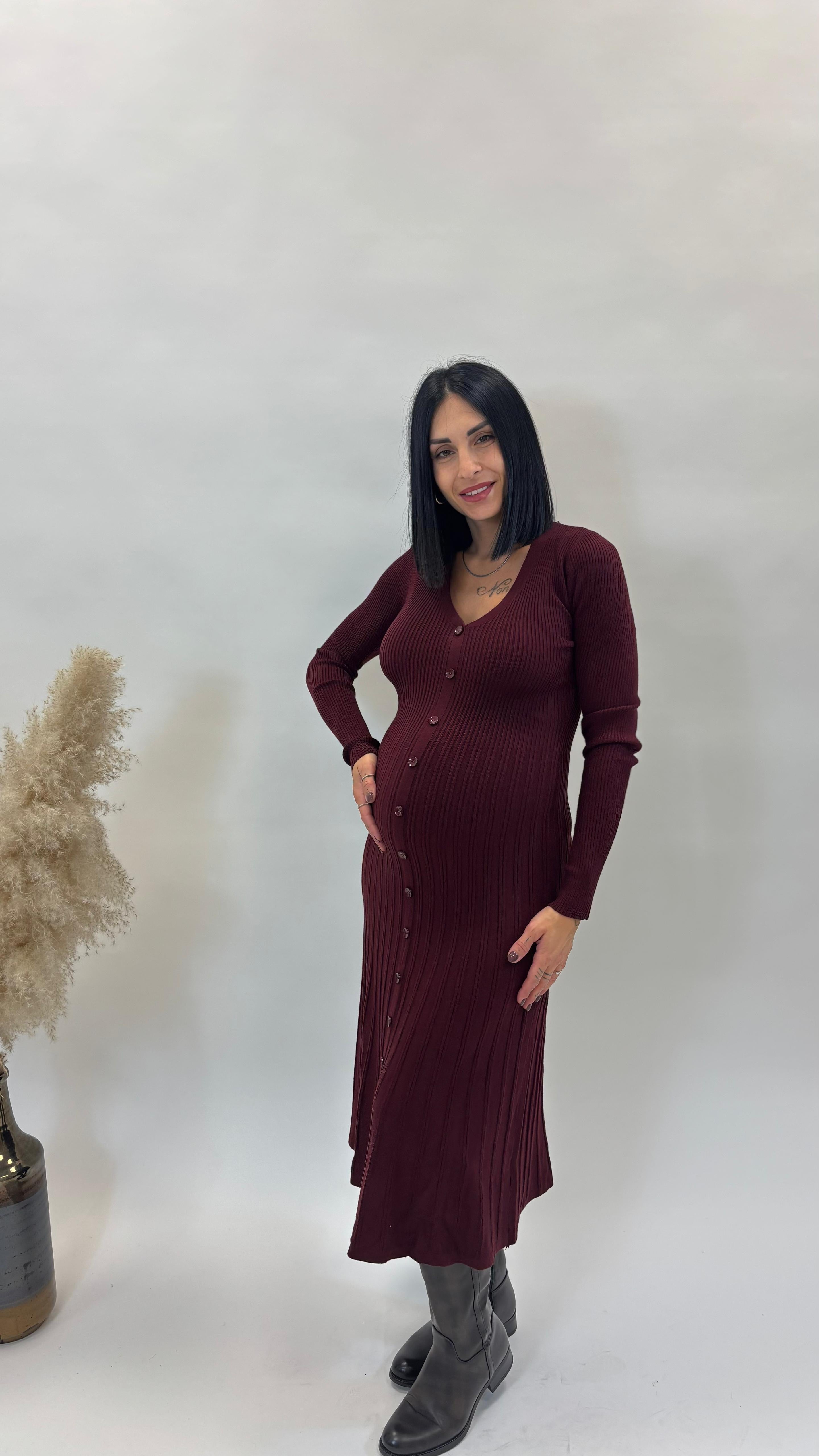 Abito Gala Burgundy