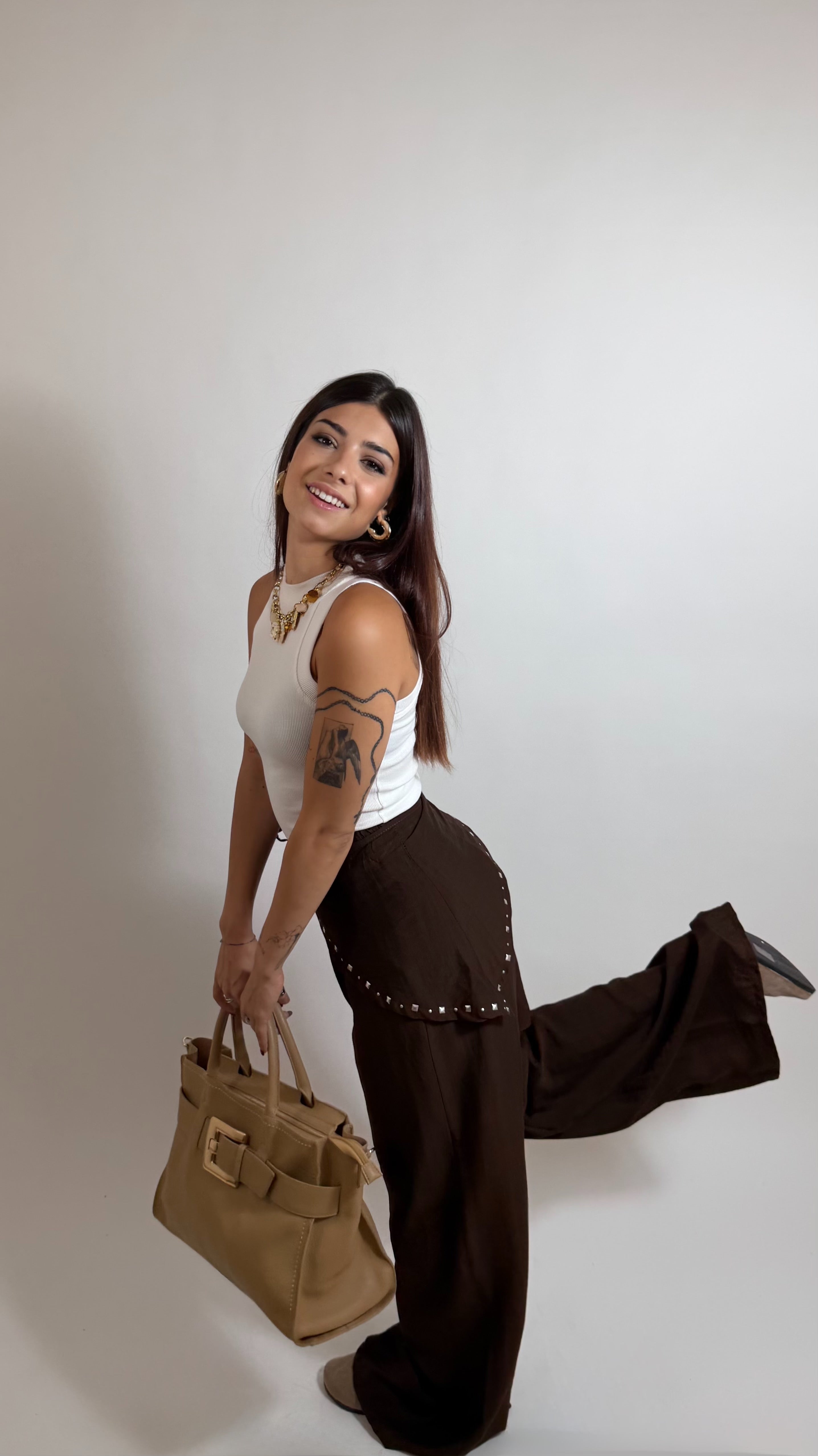 Pantalone Bandana Moka