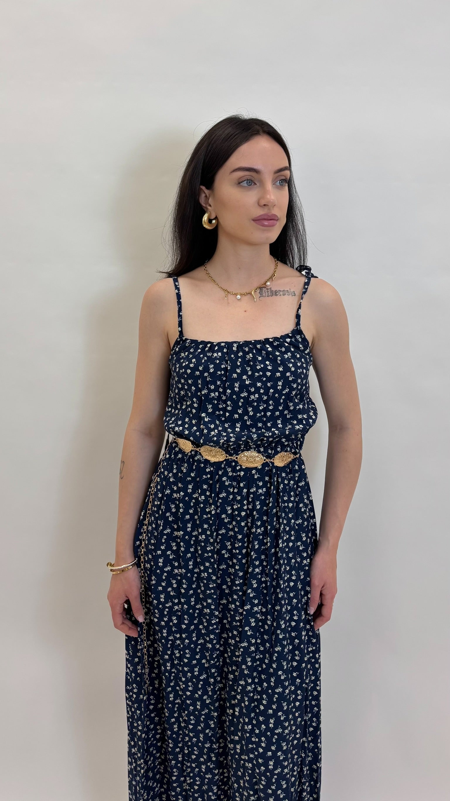 Abito Bloom Blu