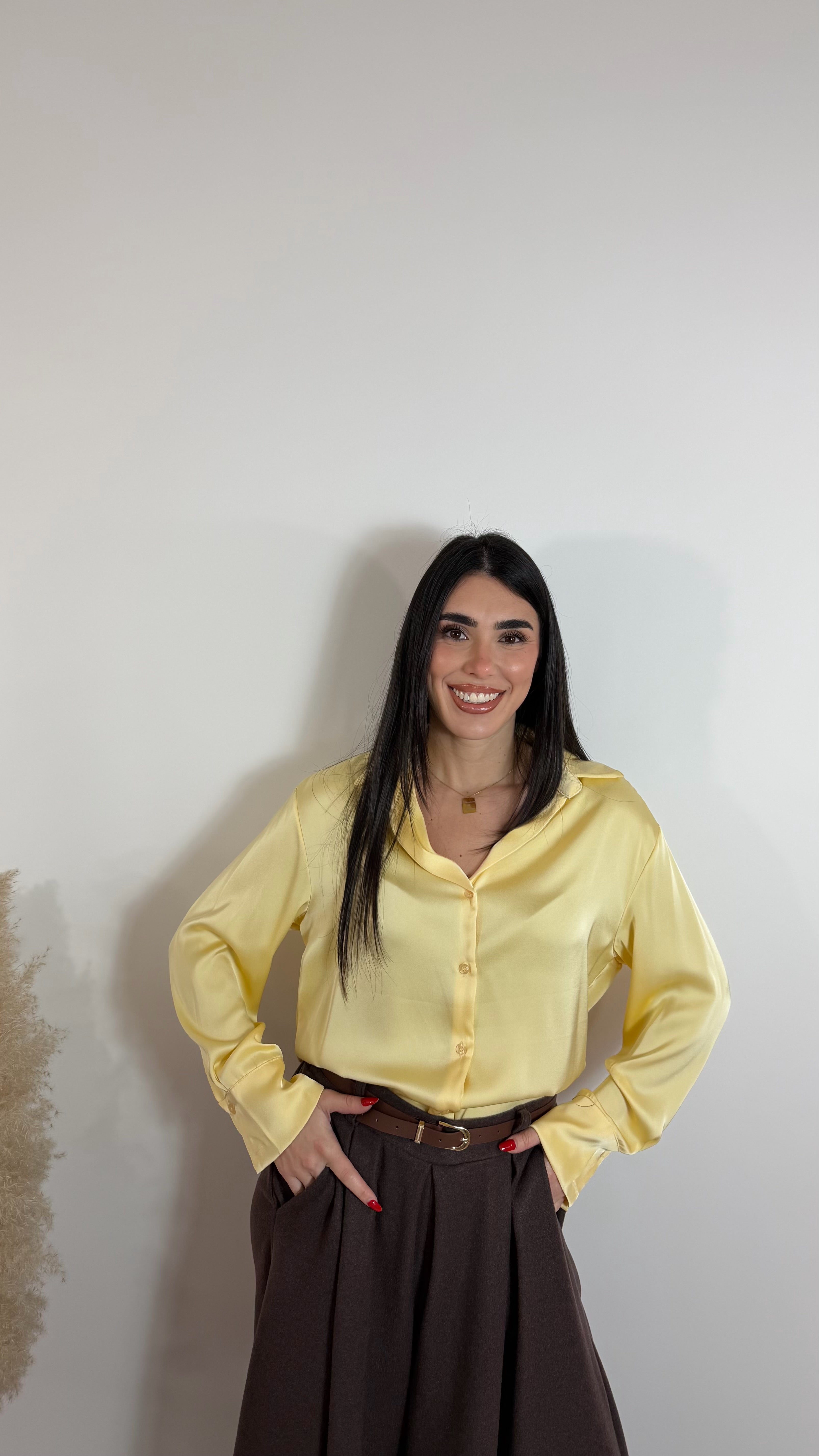 Blusa Silk Yellow