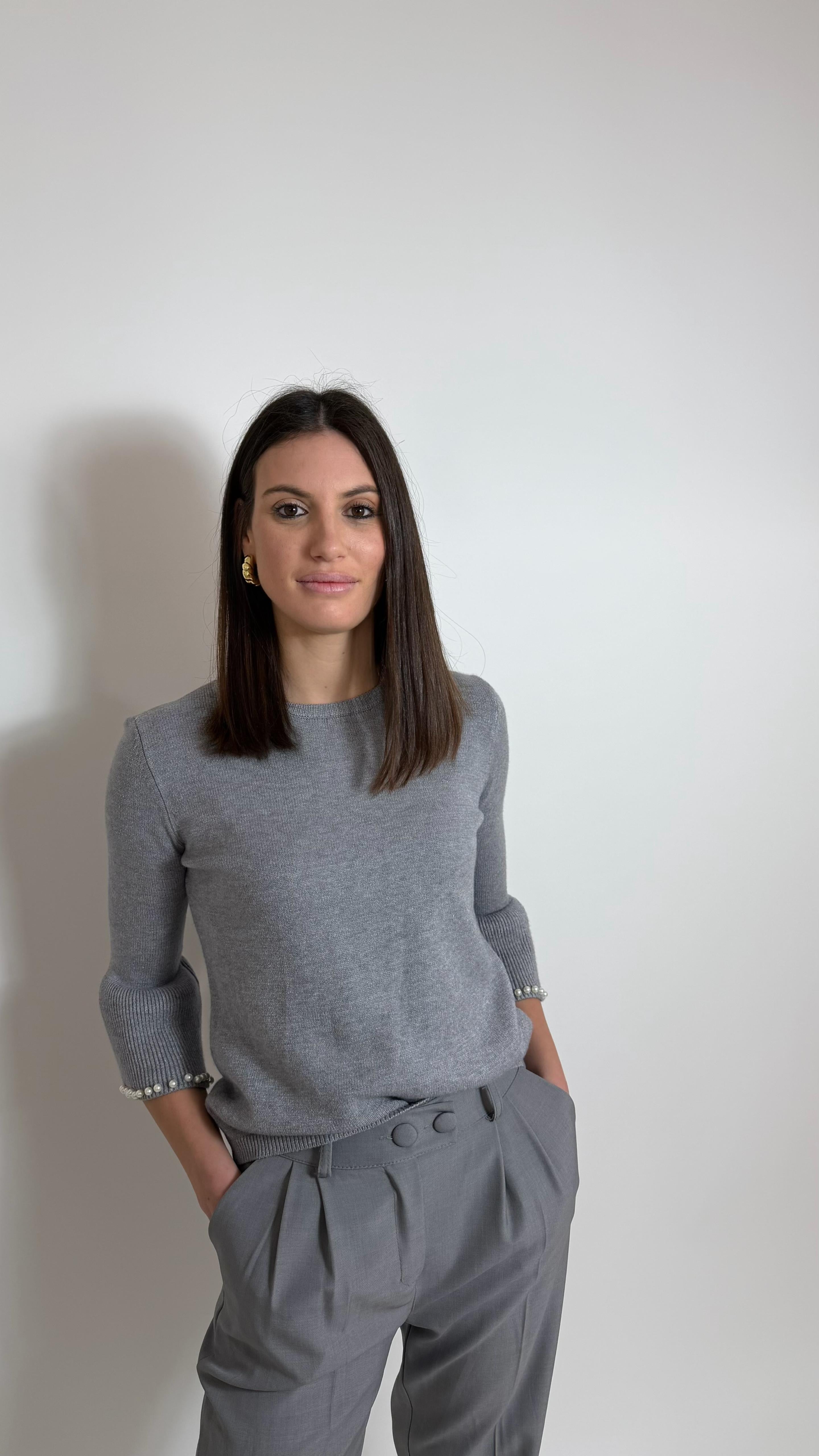 Pantalone Classic Grigio Perla