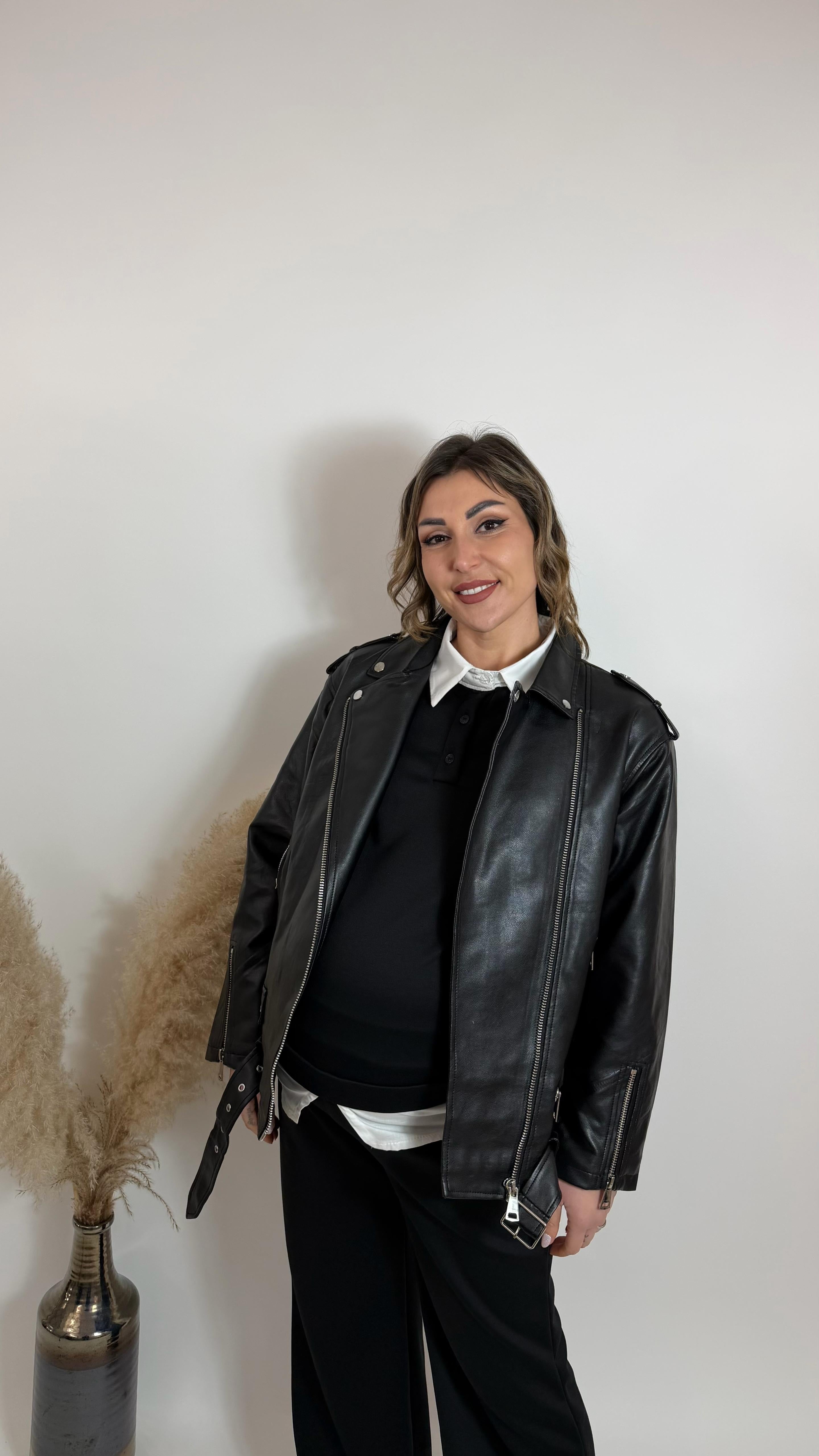 Chiodo Oversize Black