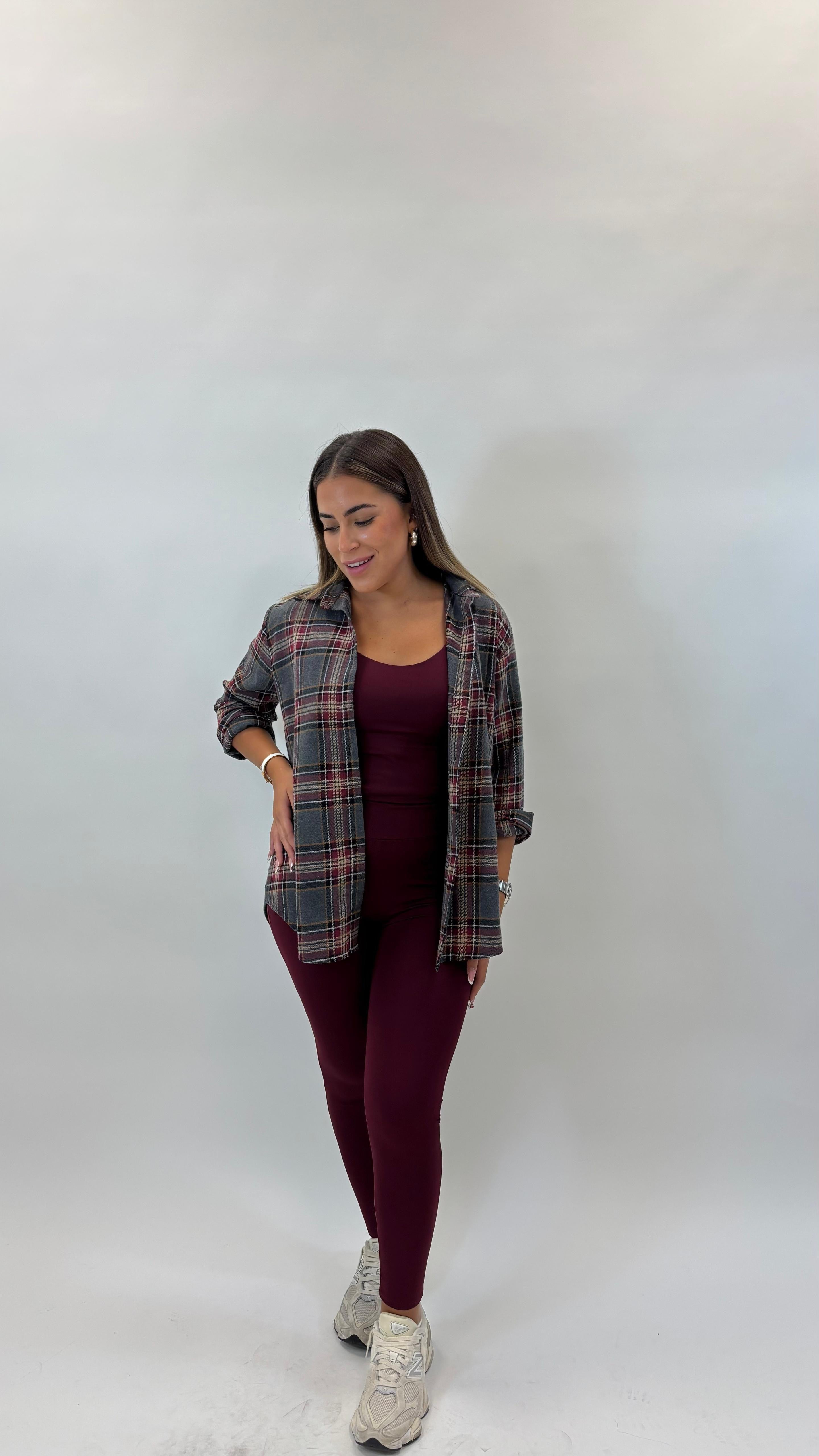 Leggins Lycra Burgundy