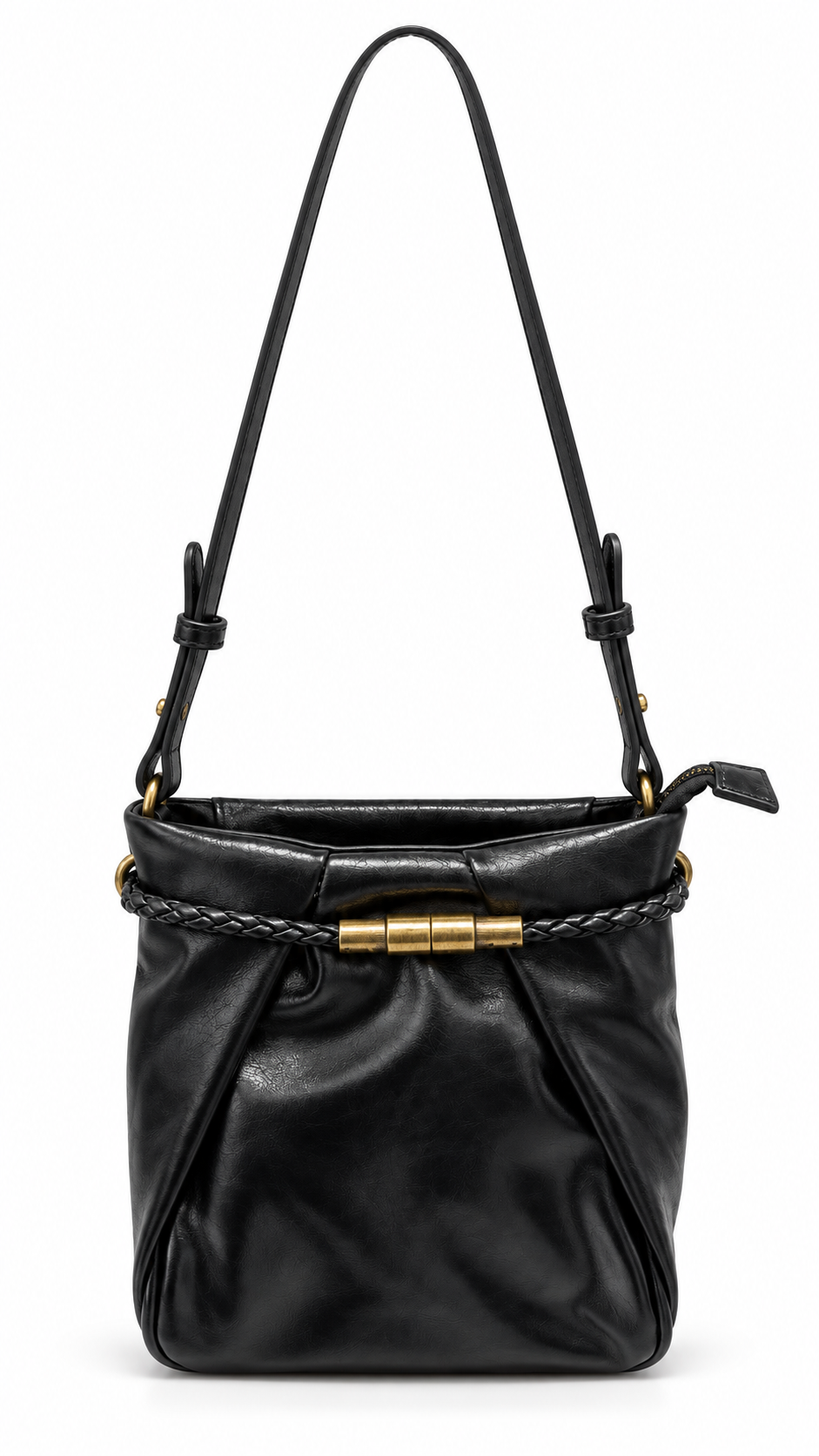 Borsa Braid Charm Nera