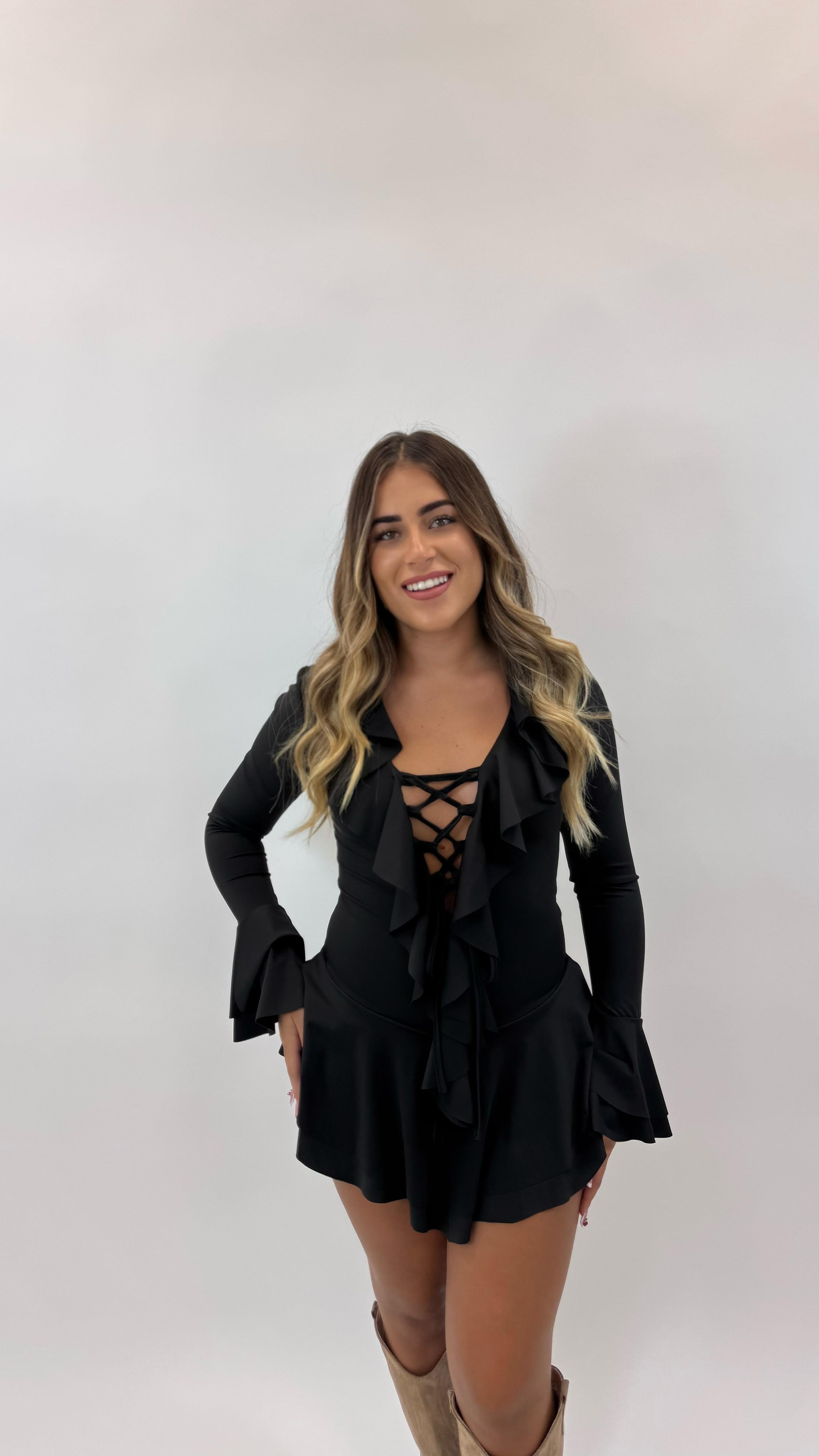 Tutina Lycra Stretch Nera