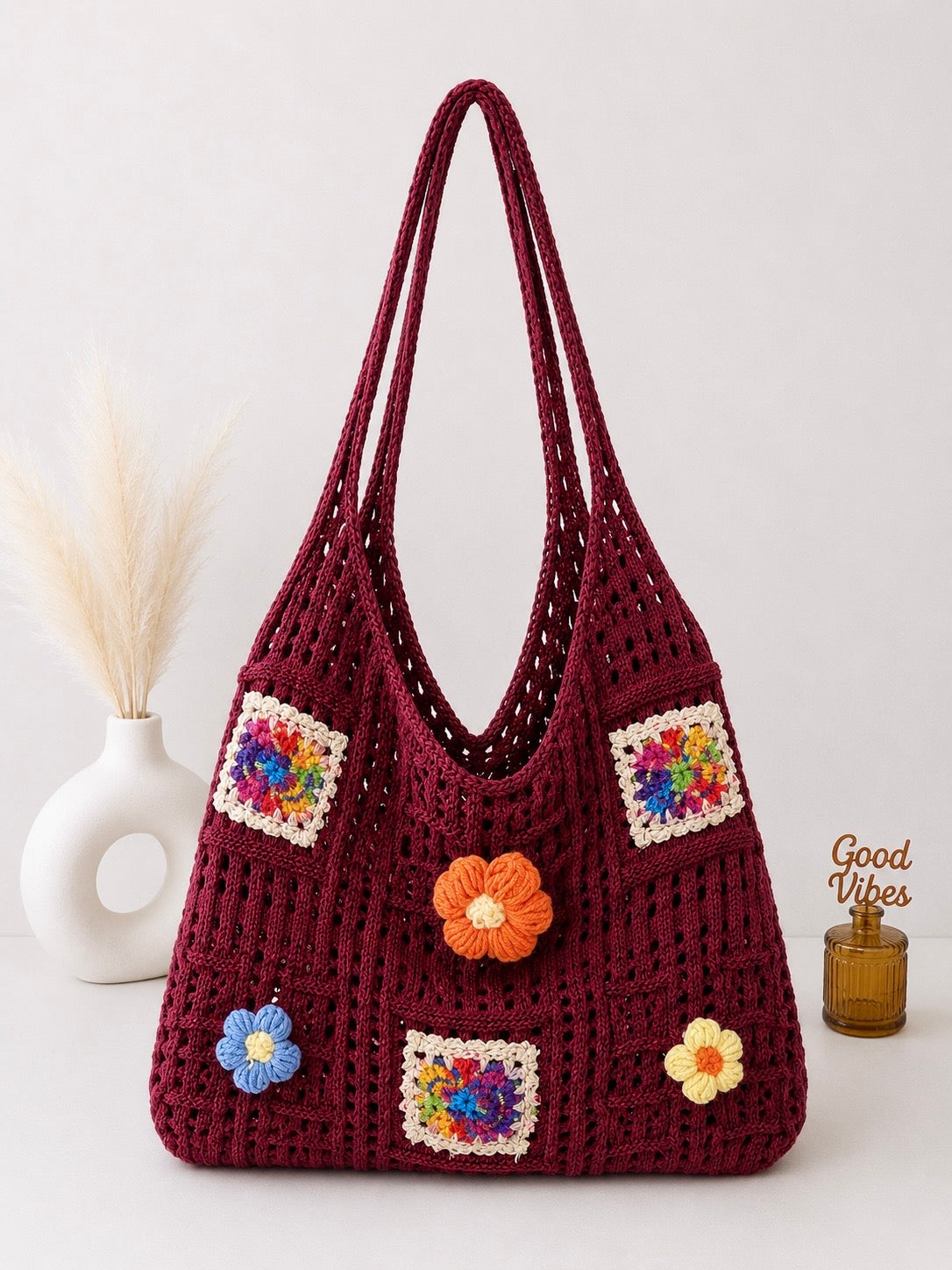 Maxi Bag Handmade Bordeaux