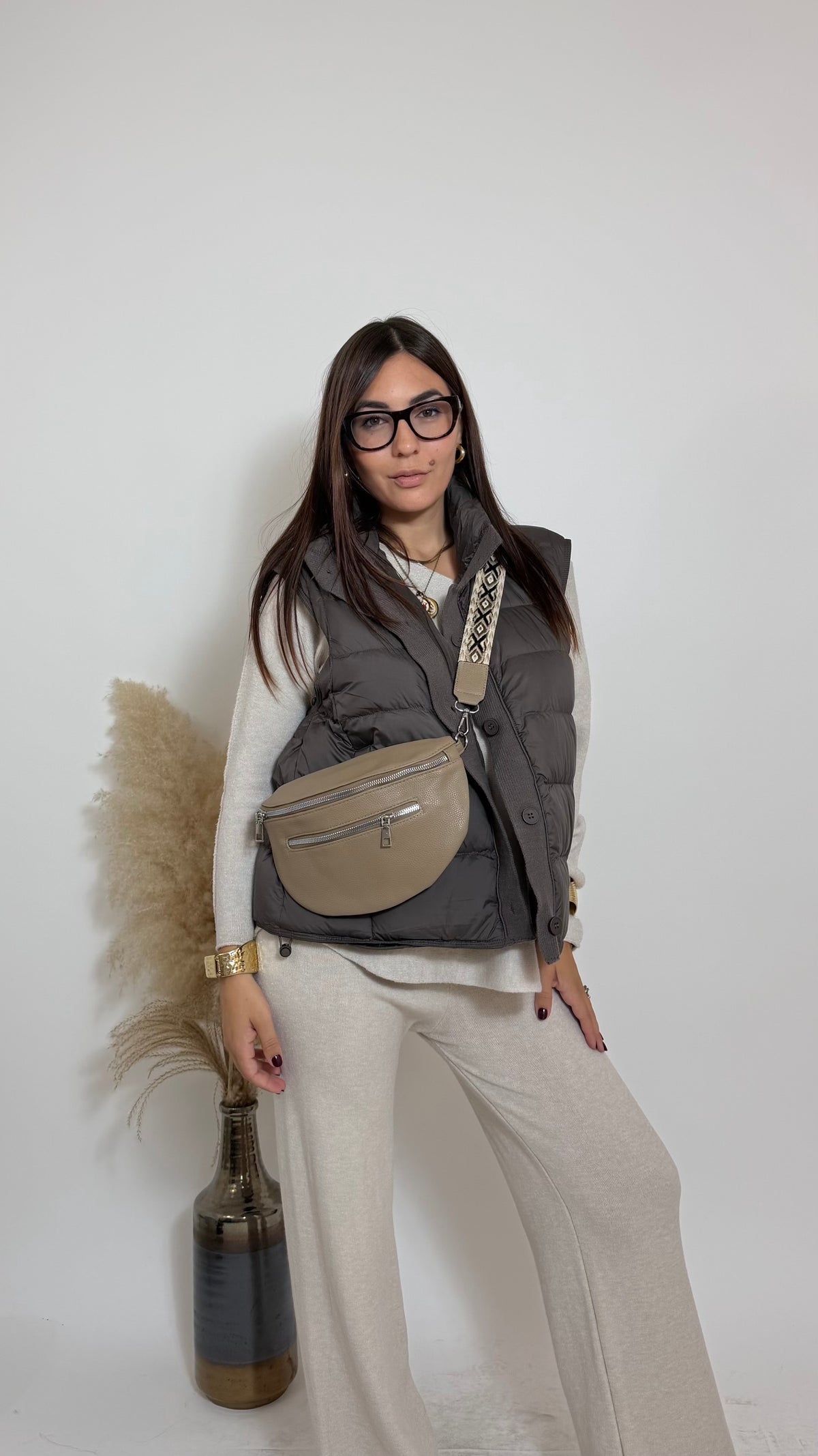 Bomber Gilet Choco