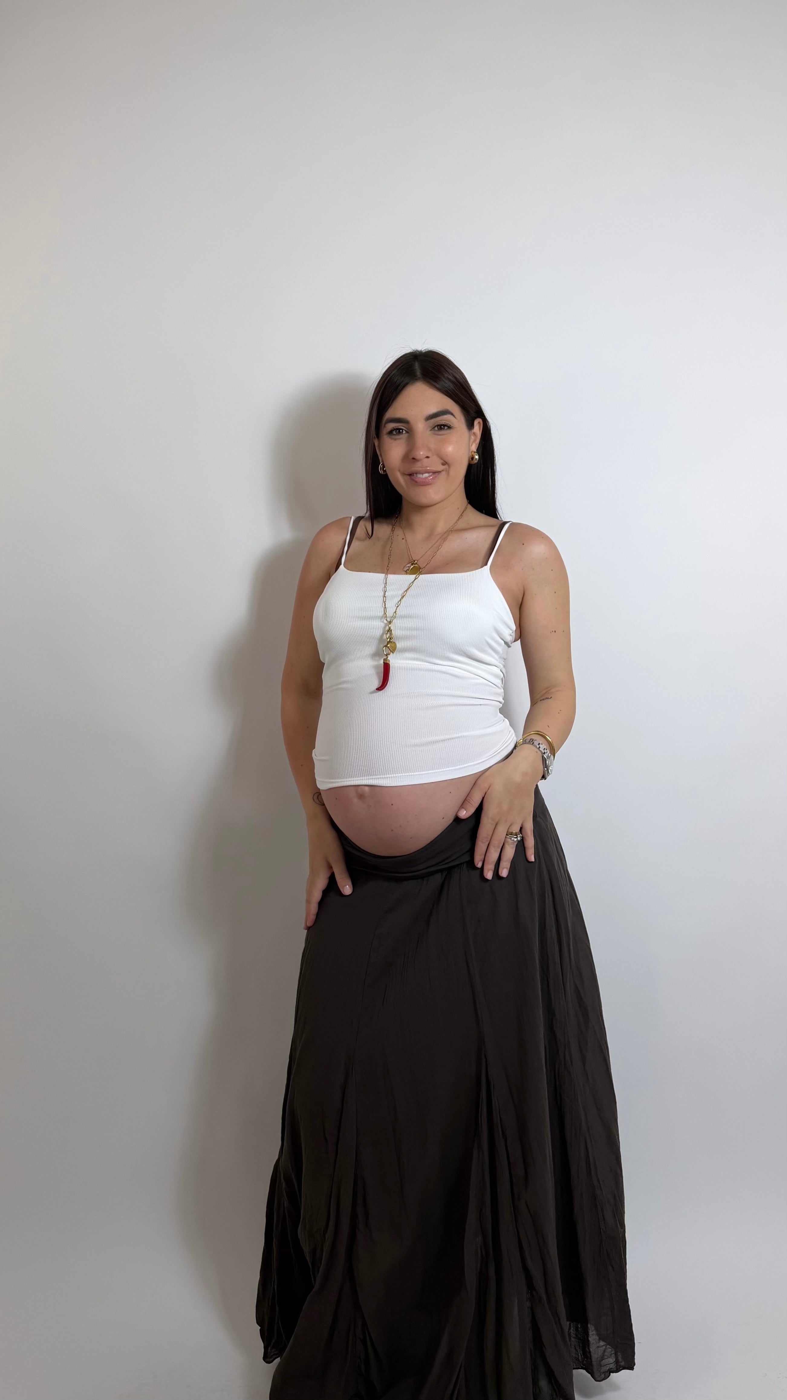 Top Basic Costine Bianco