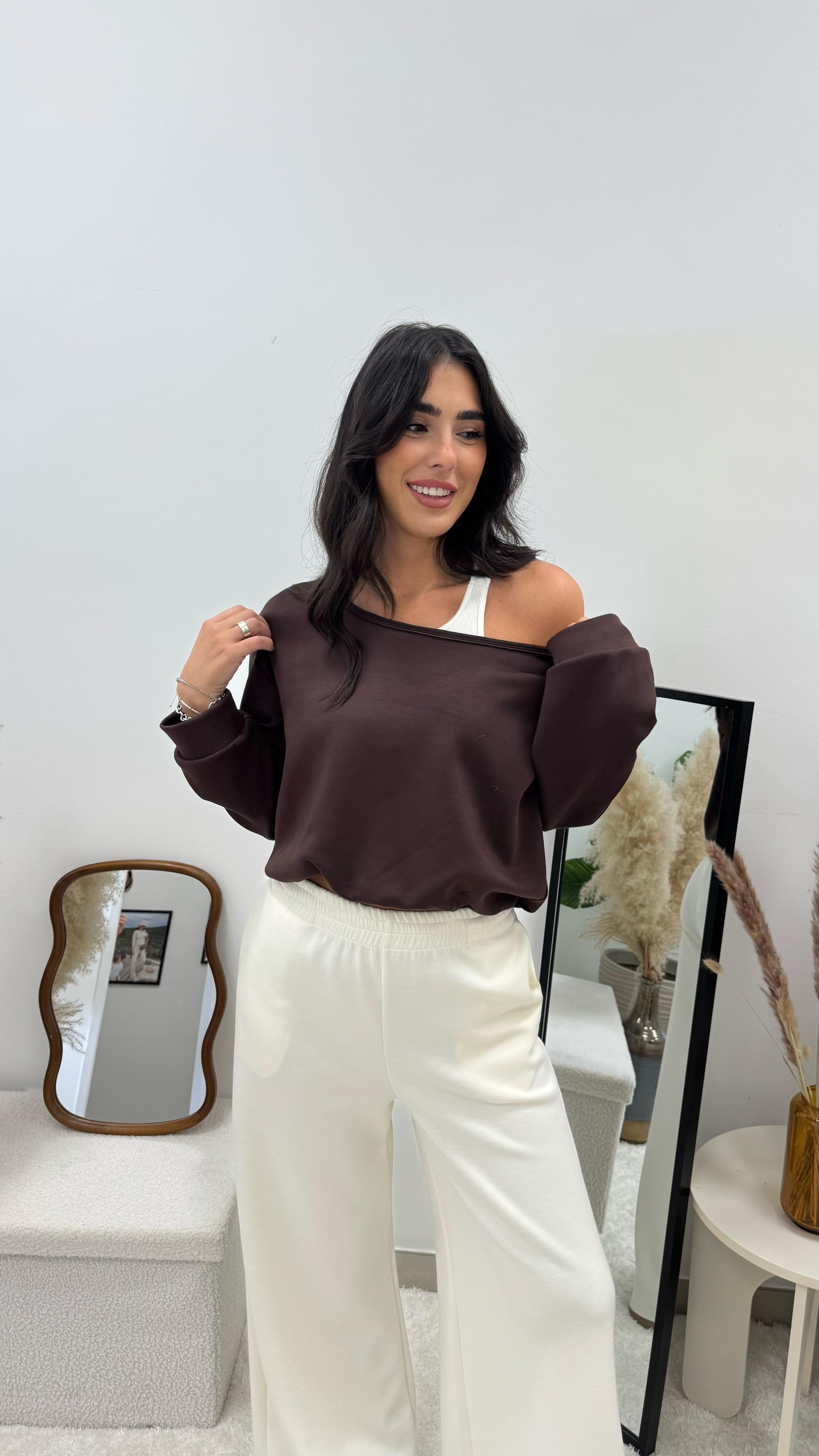 Maglia Canotta Cucita
