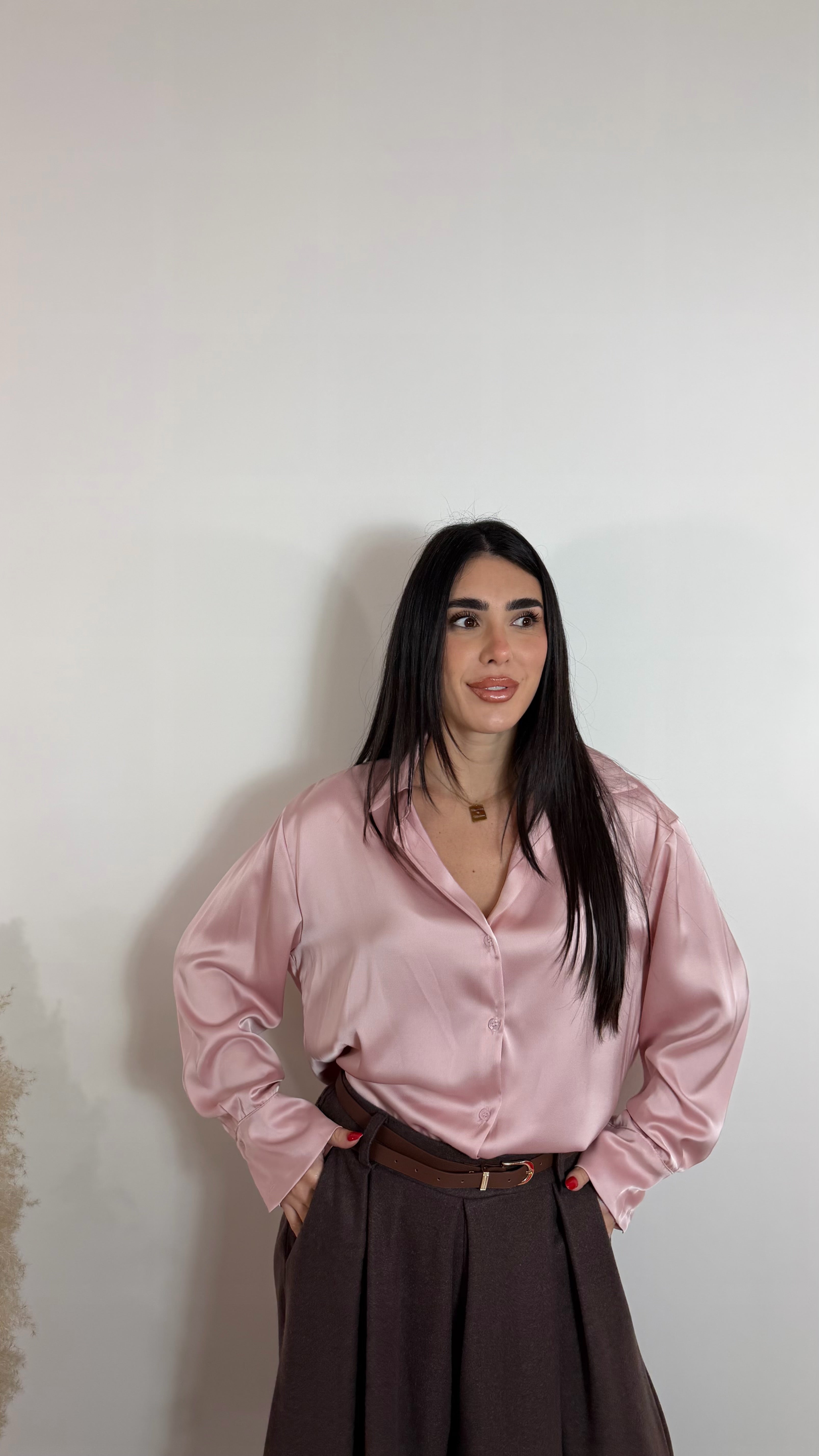 Blusa Silk Pink Soft