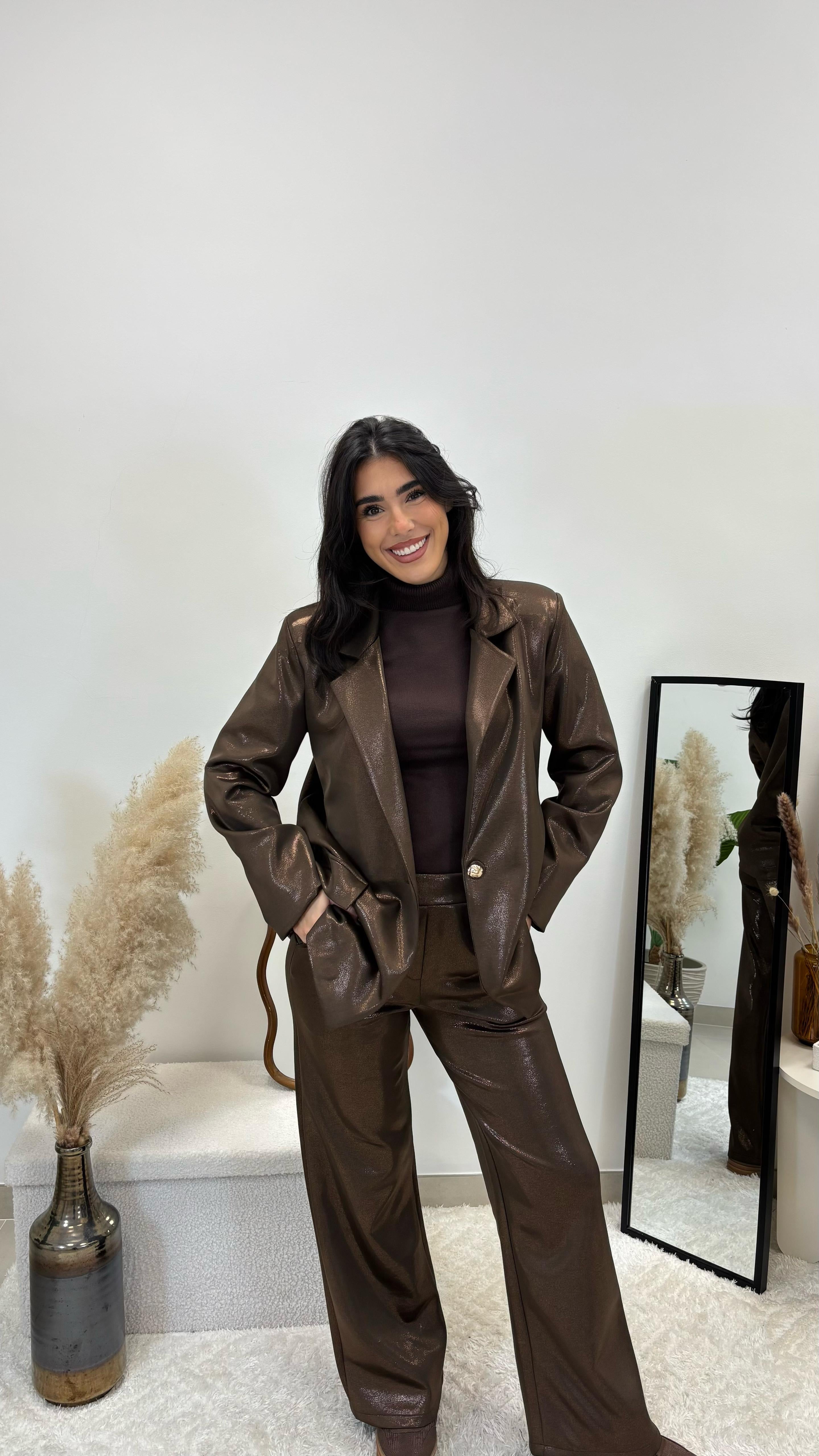 Tailleur Spalmato Brown