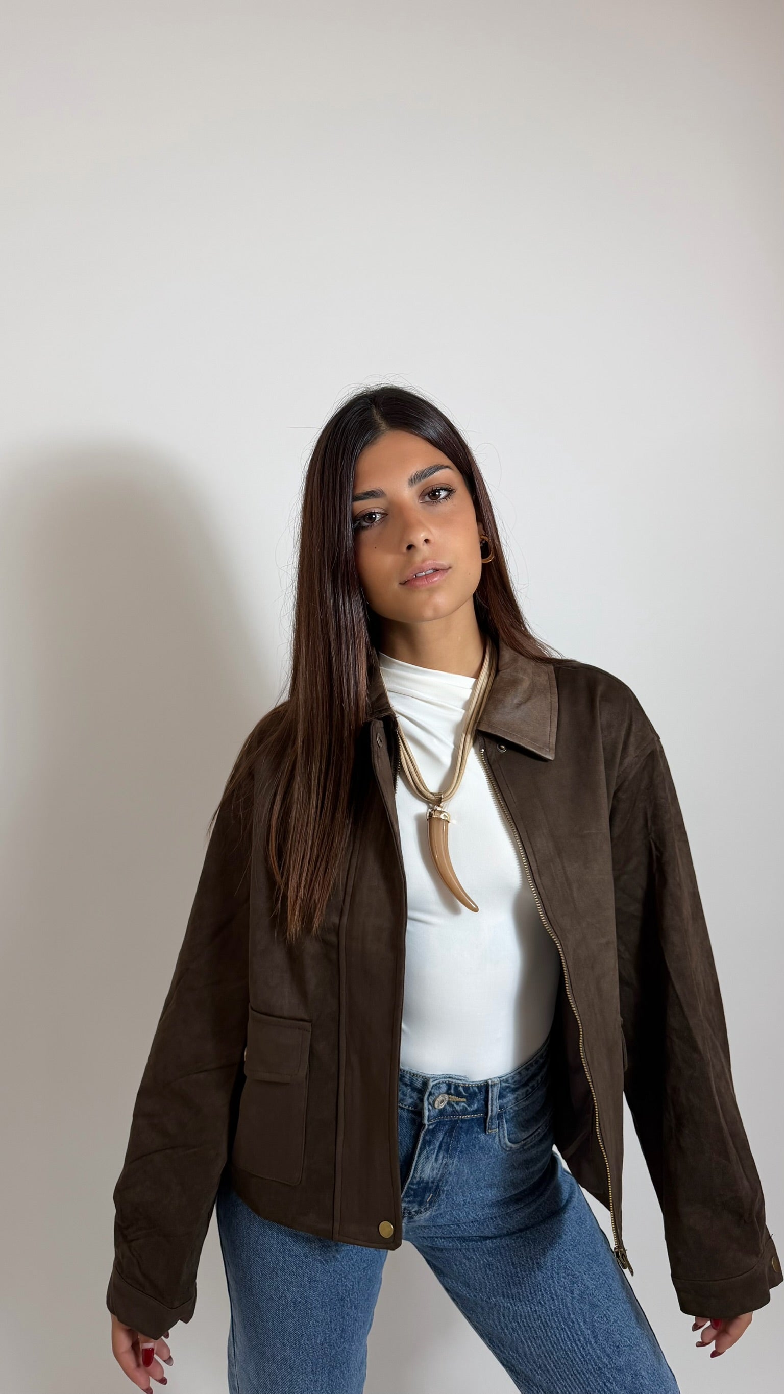 Jacket Suede Utility