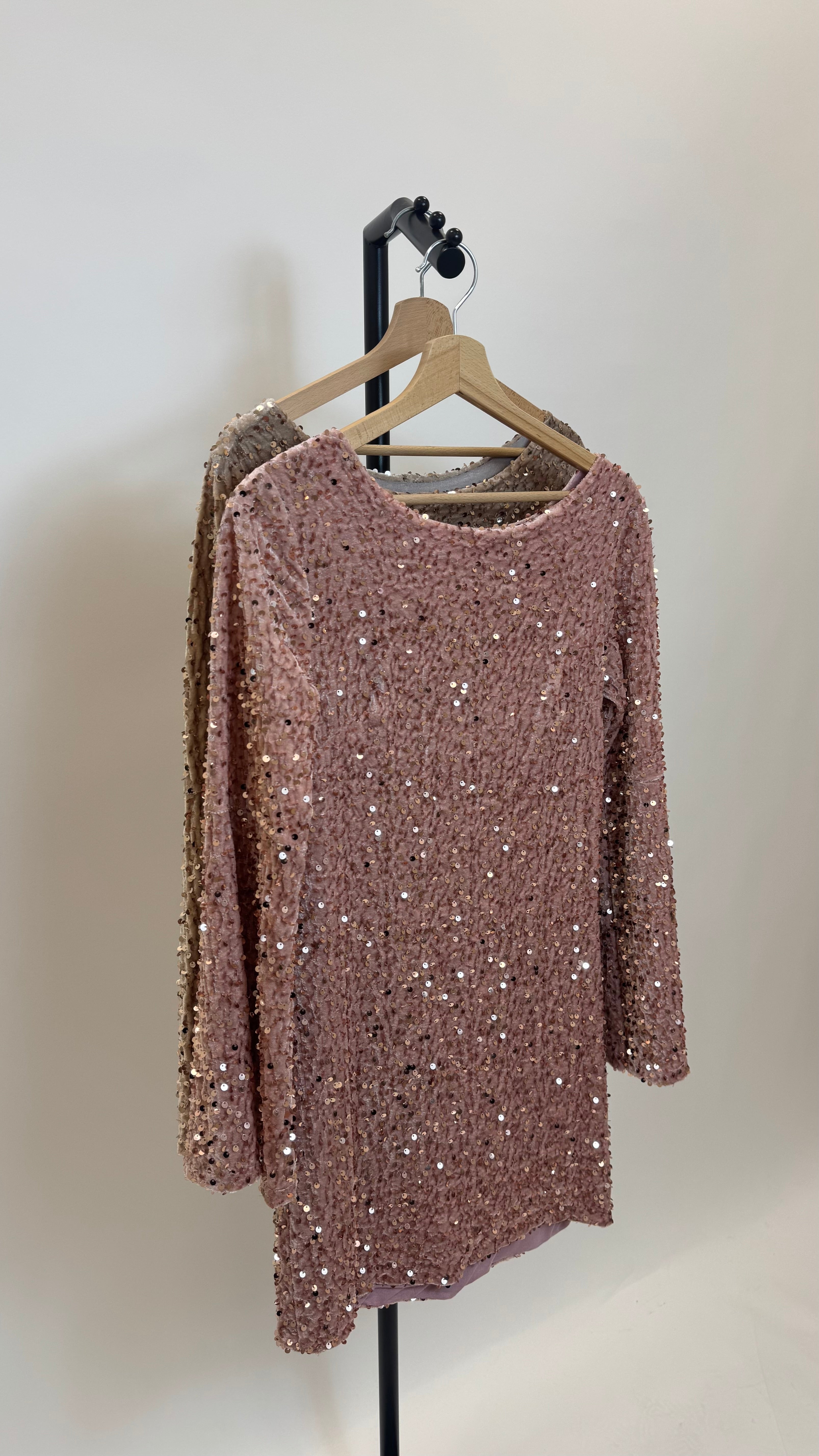 Abito Velvet Paillettes