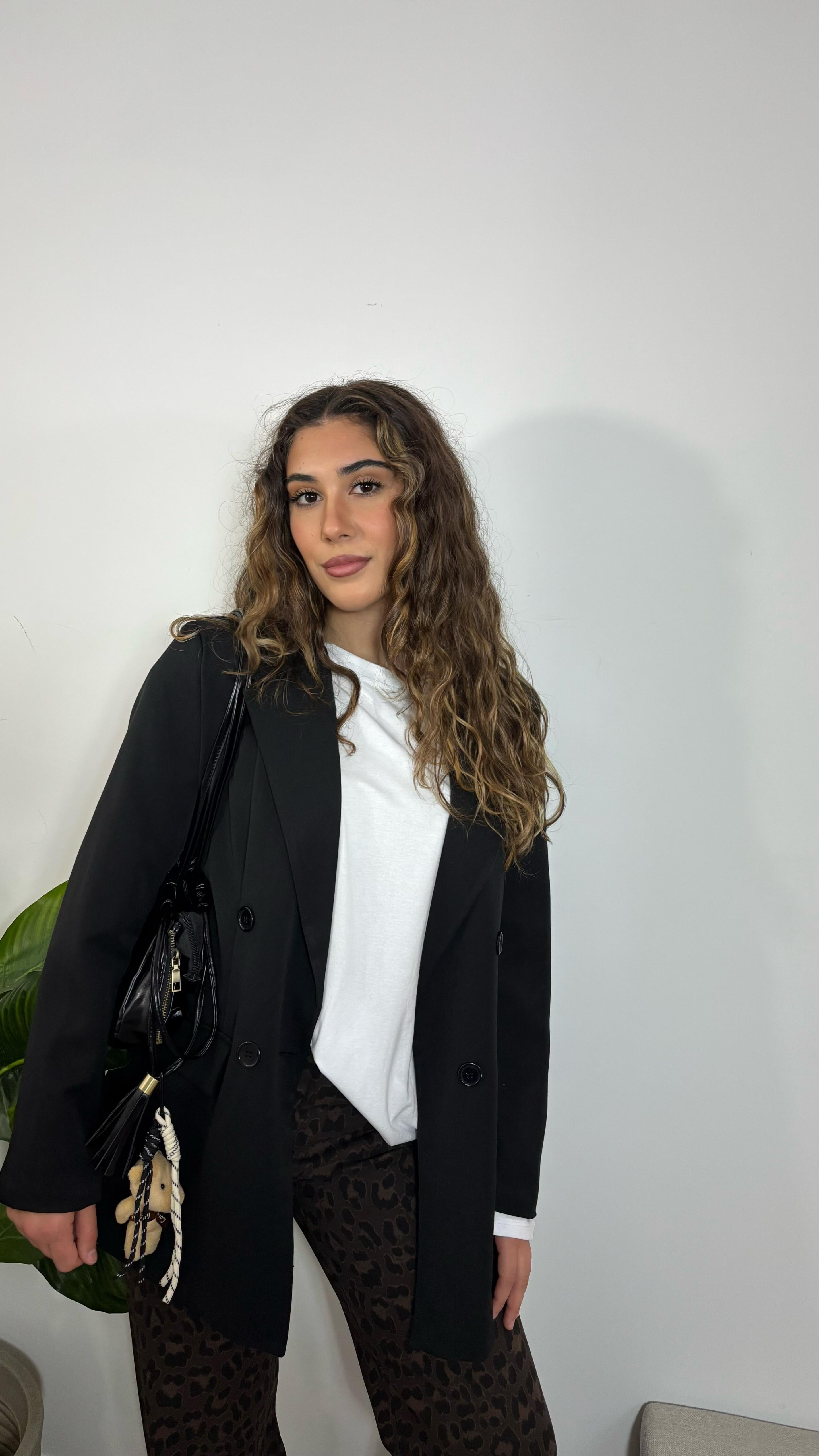 Giacca Doppiopetto Nera