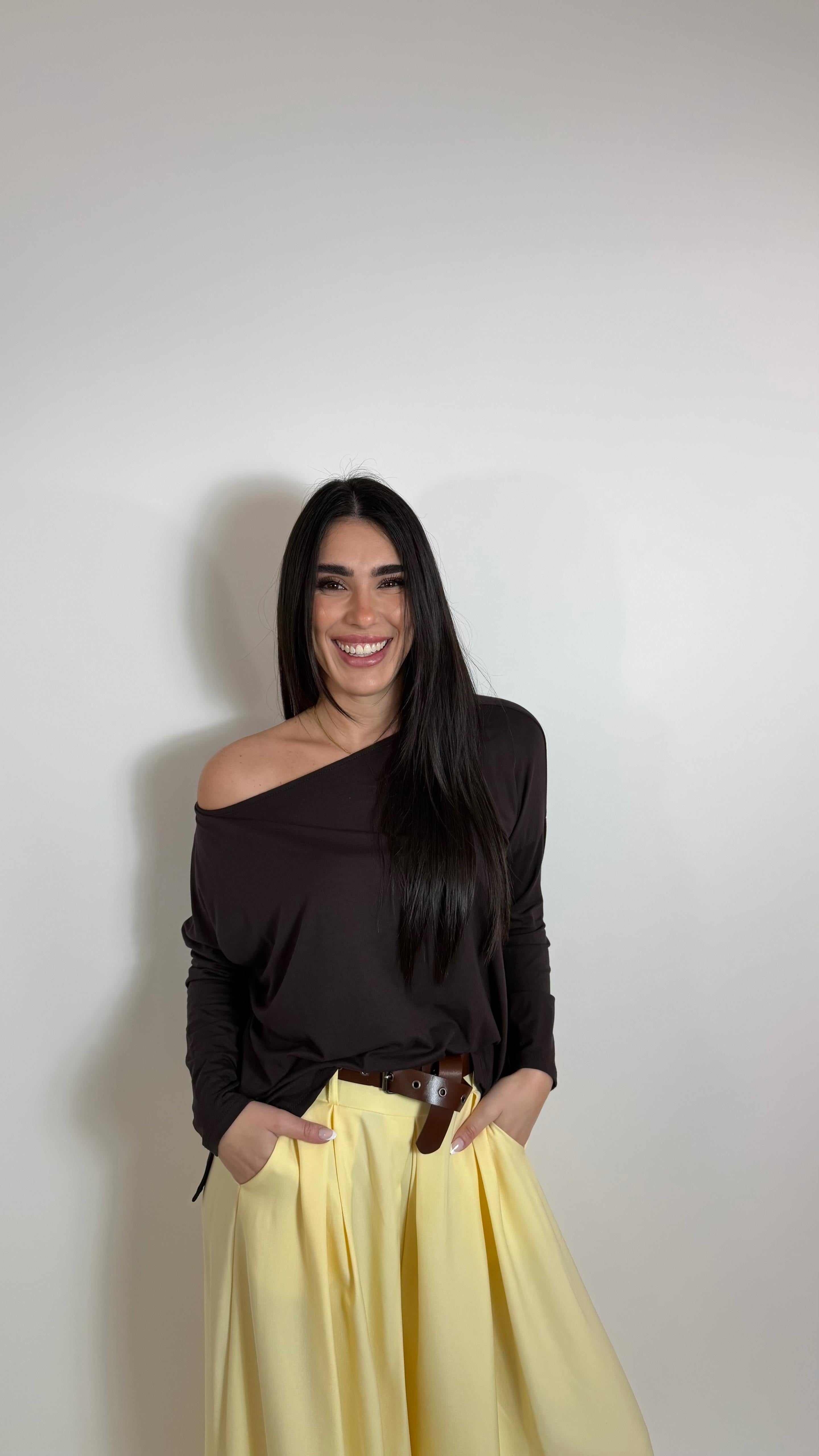 Maglia Kim Oversize Choco