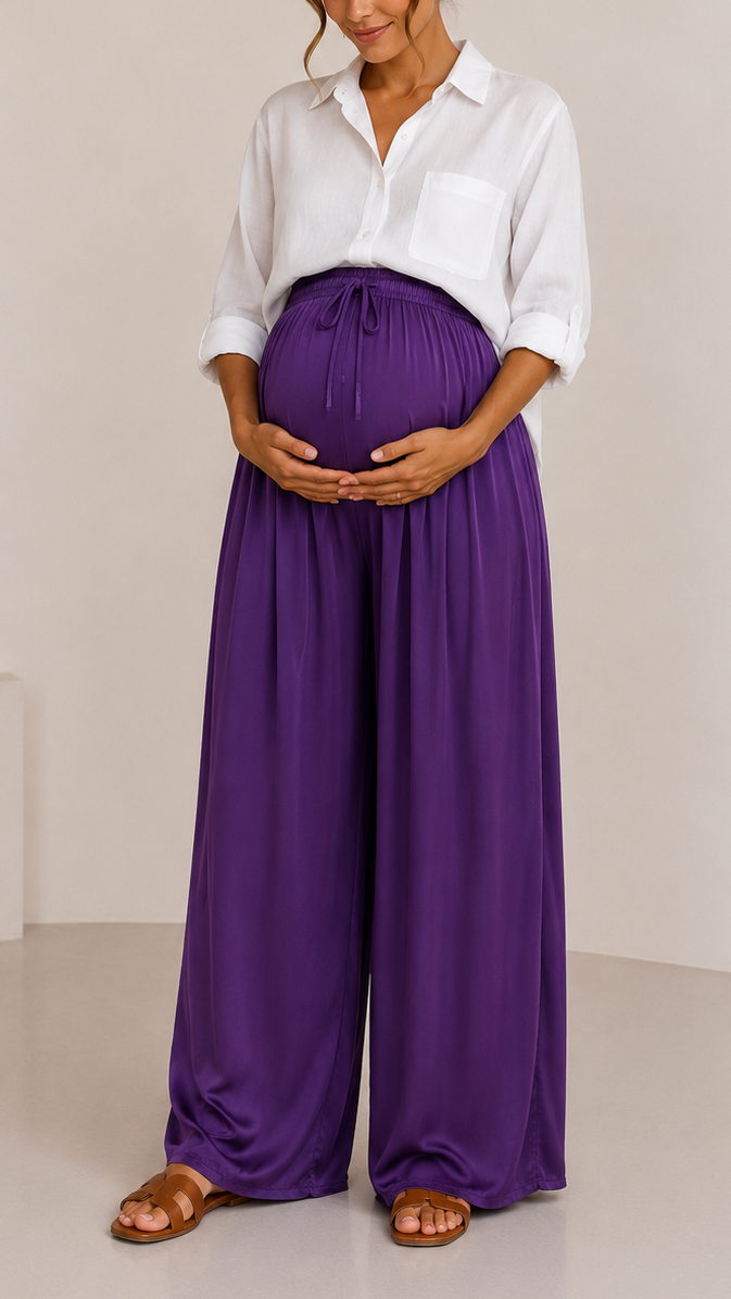Pantalone Silk Viola