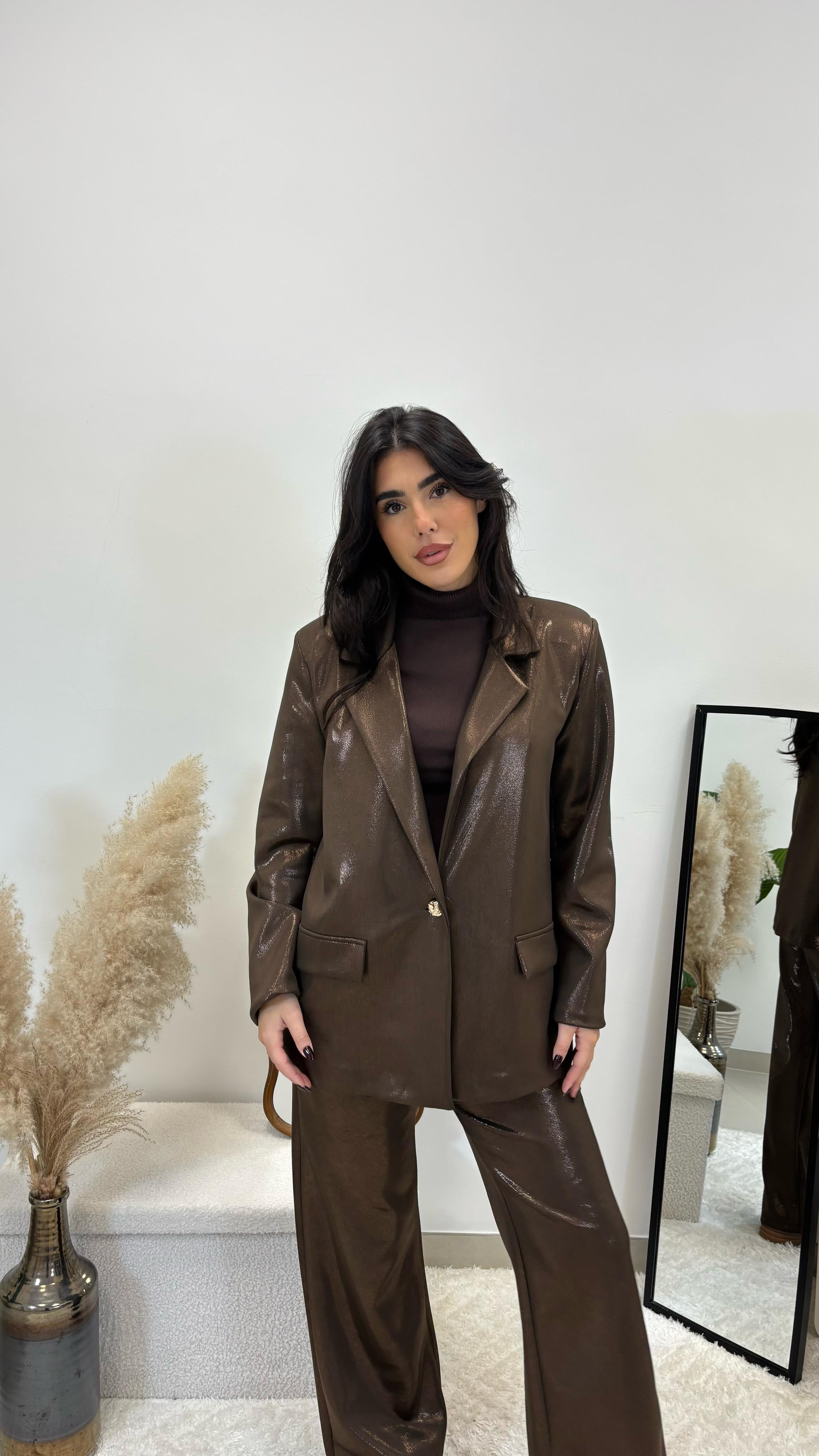 Tailleur Spalmato Brown