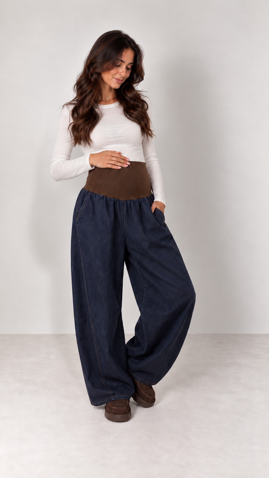 Denim Comfy Balloon