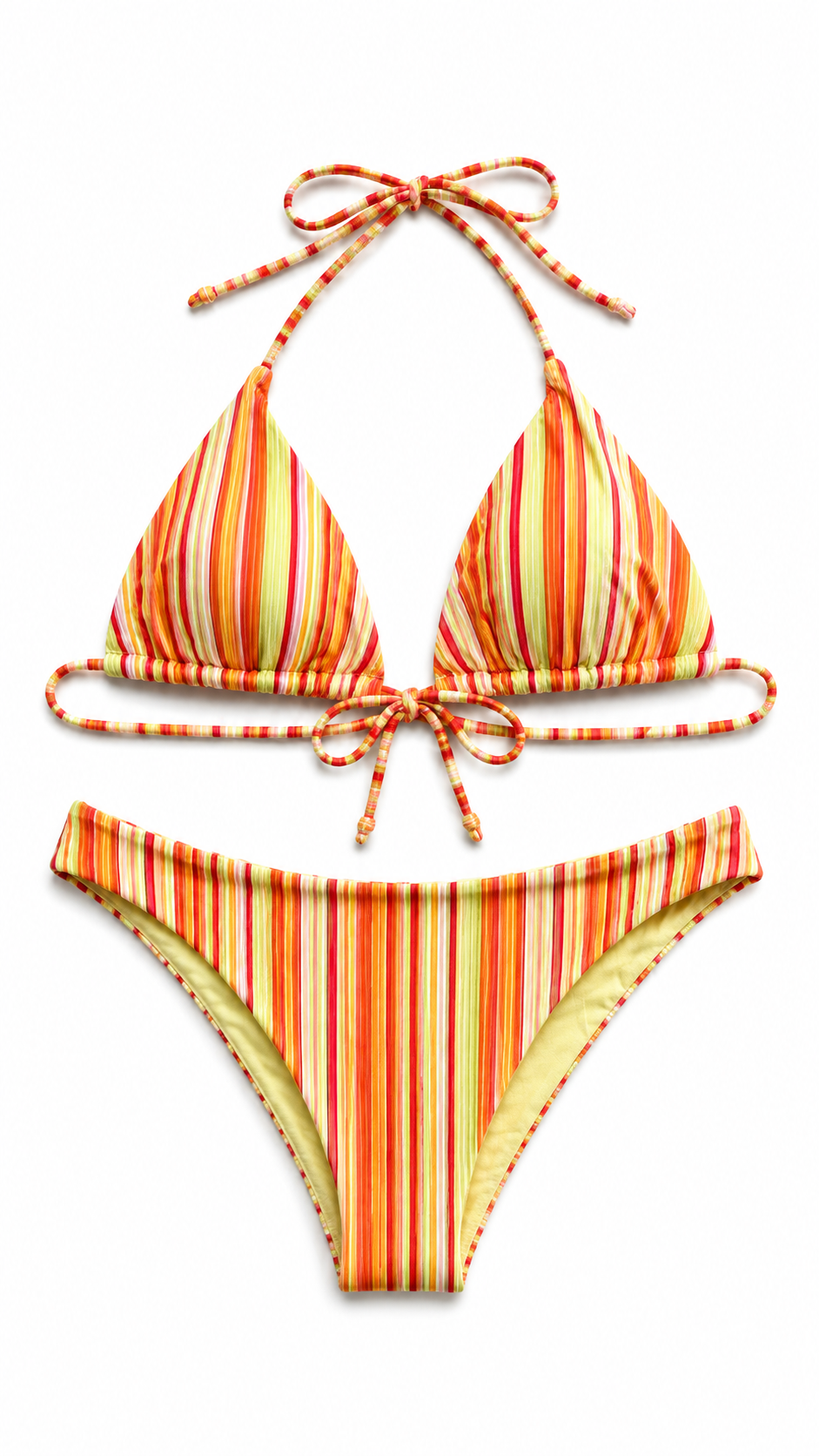 Bikini Sunset Stripe Yellow