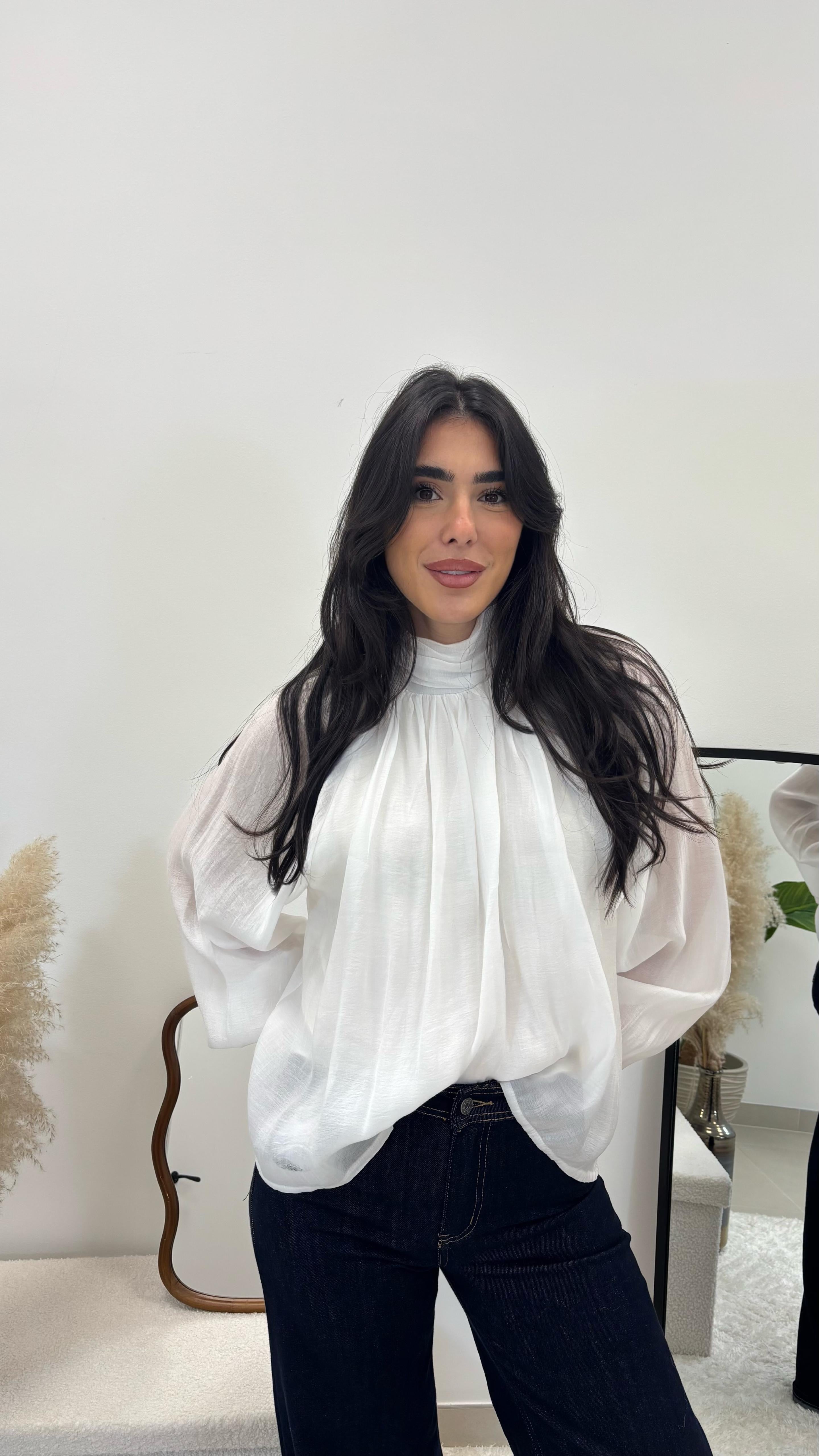 Blusa Satin Mood Bianca