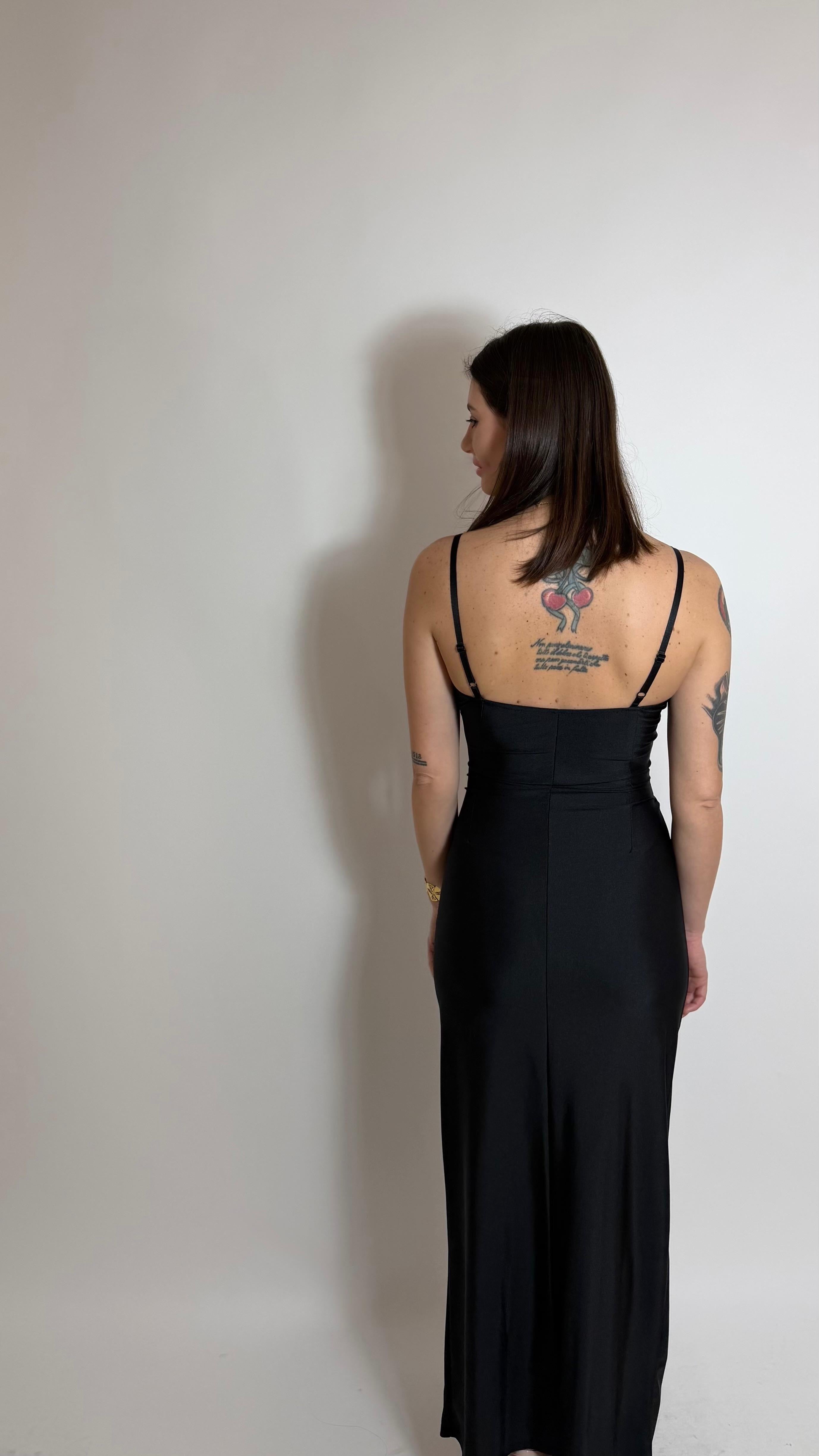 Abito Draped - Nero