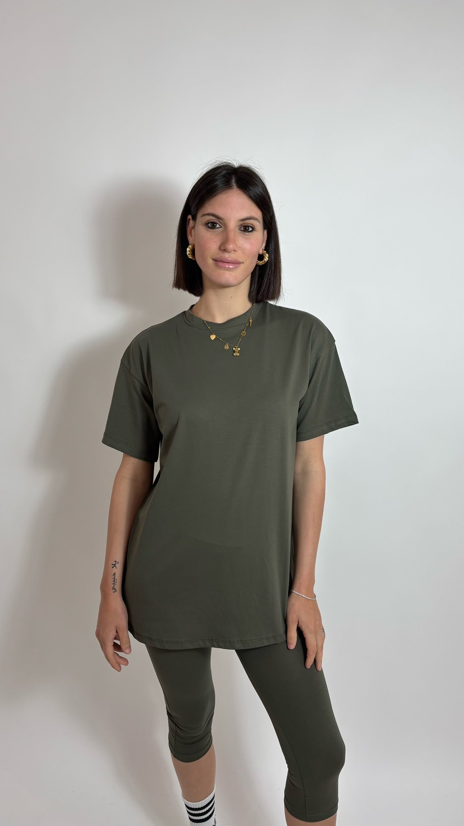 T-shirt Over Verde Utility