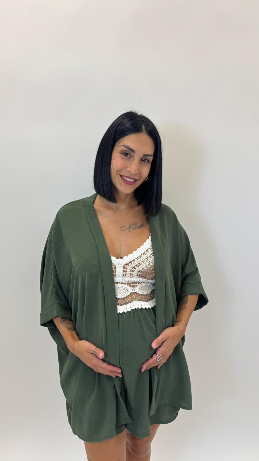 Mini Jump Crochet Verde Utility
