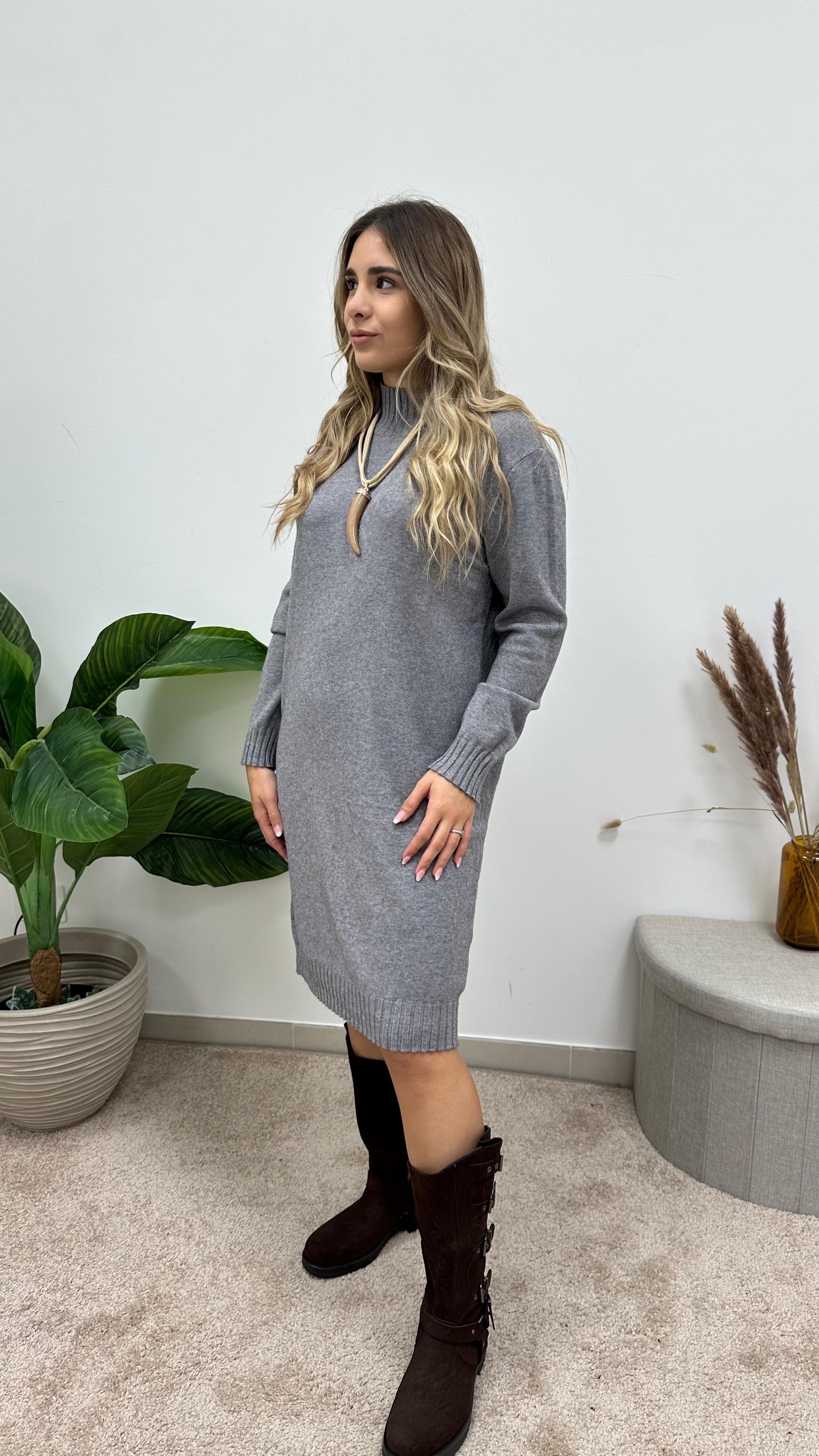 Abito Comfy Grigio Perla