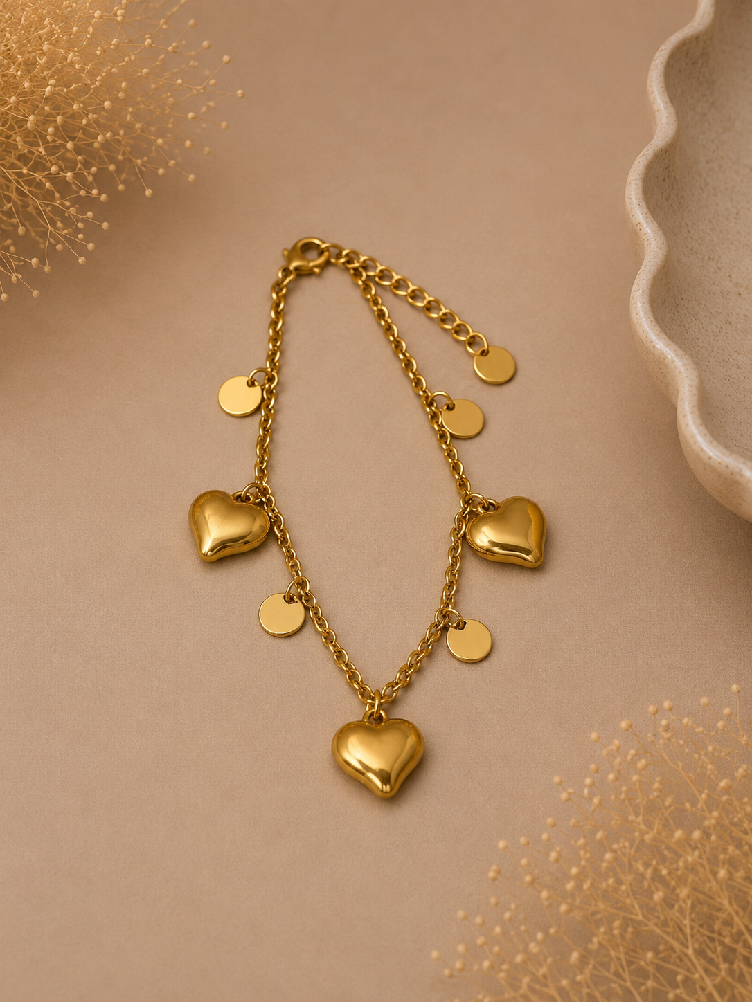 Bracciale Hearts Gold