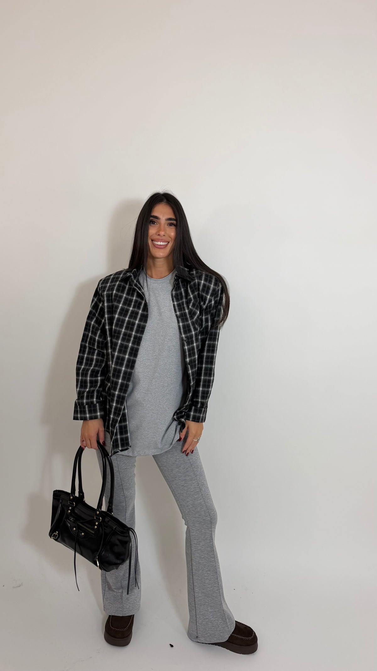 Camicia Check Shoulder