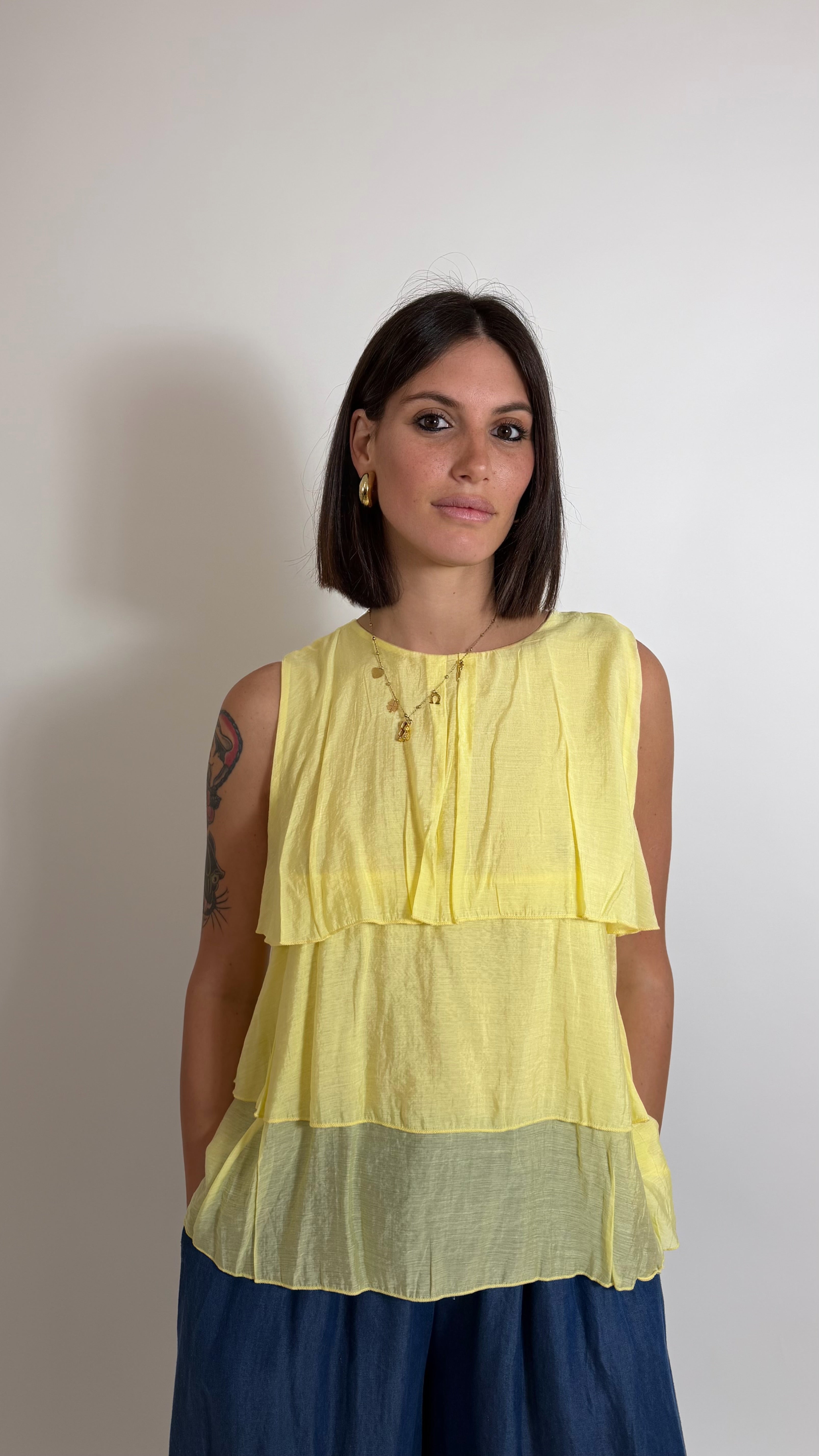 Canotta Volant Yellow