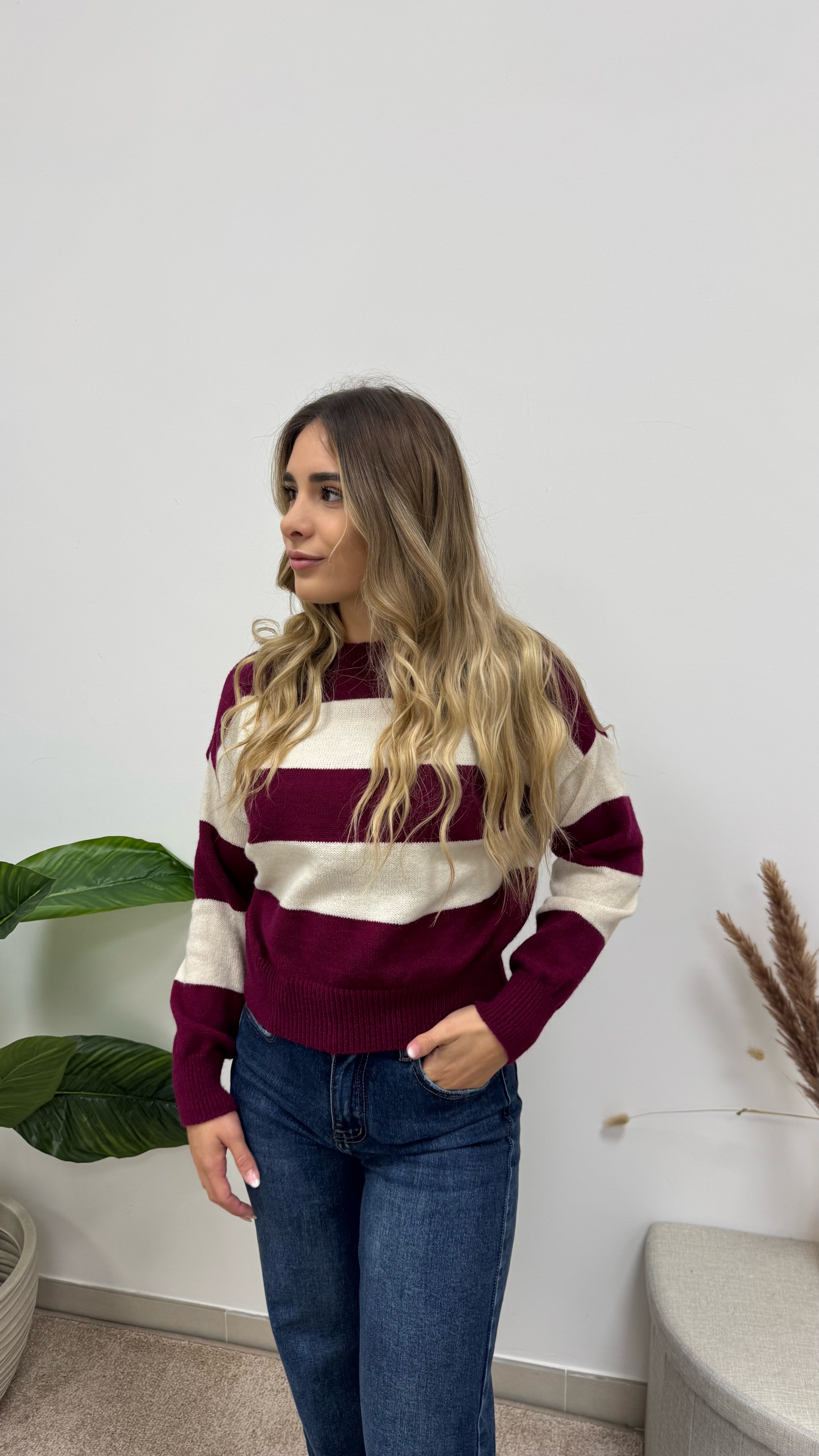 Pull Marine Chic Burgundy