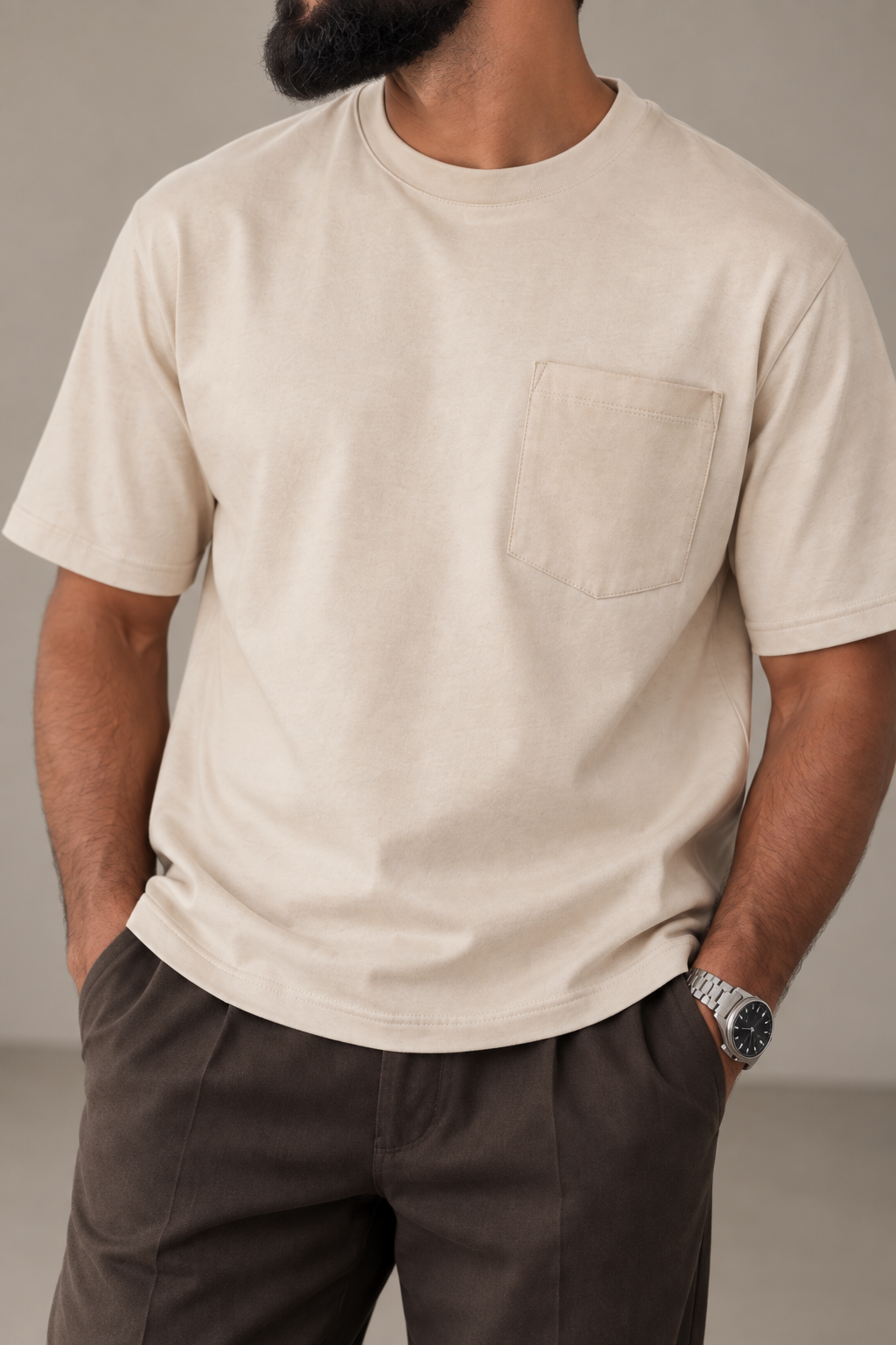 T-shirt Pocket Bianca