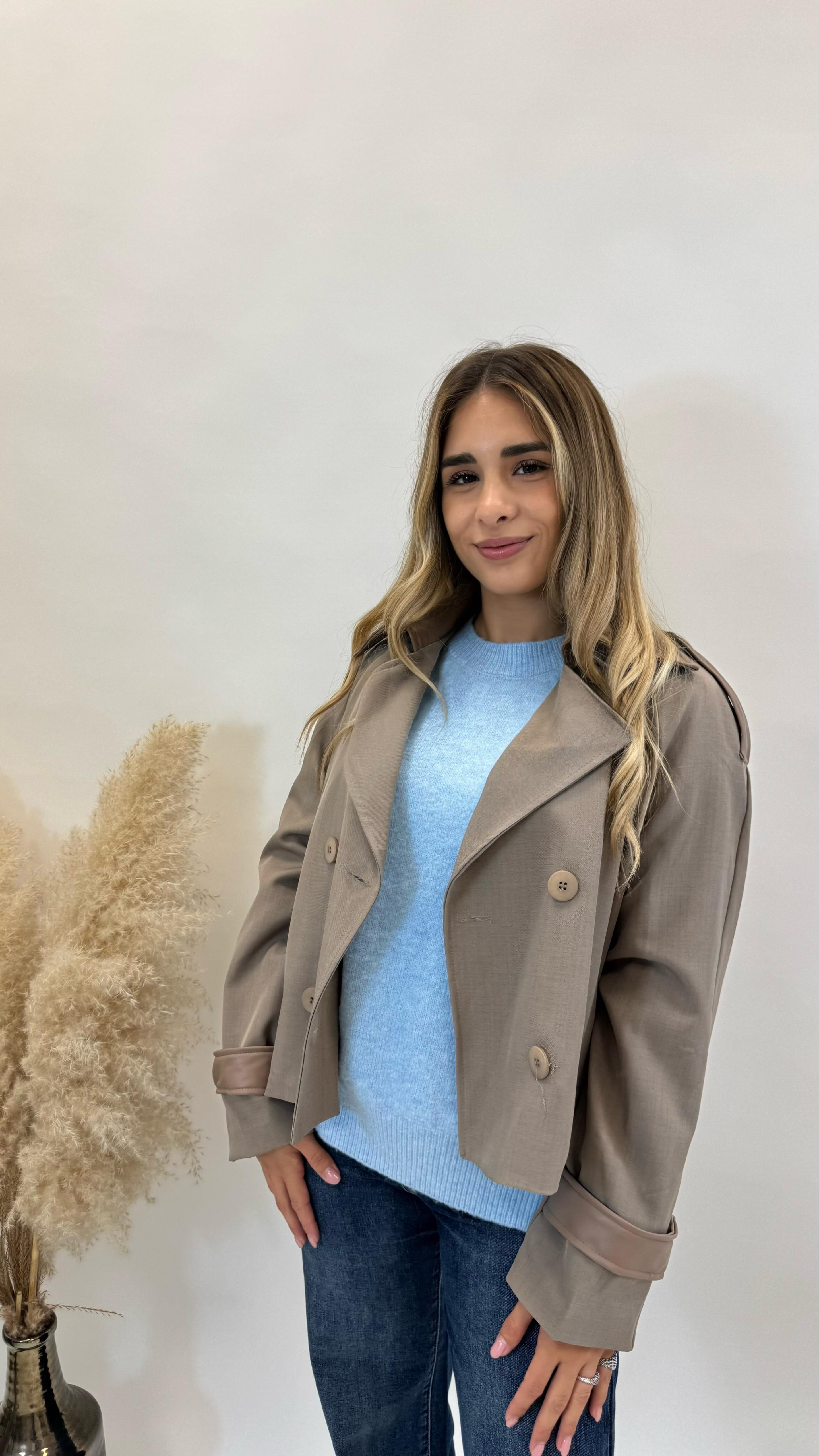 Pull Misto Mohair Celeste