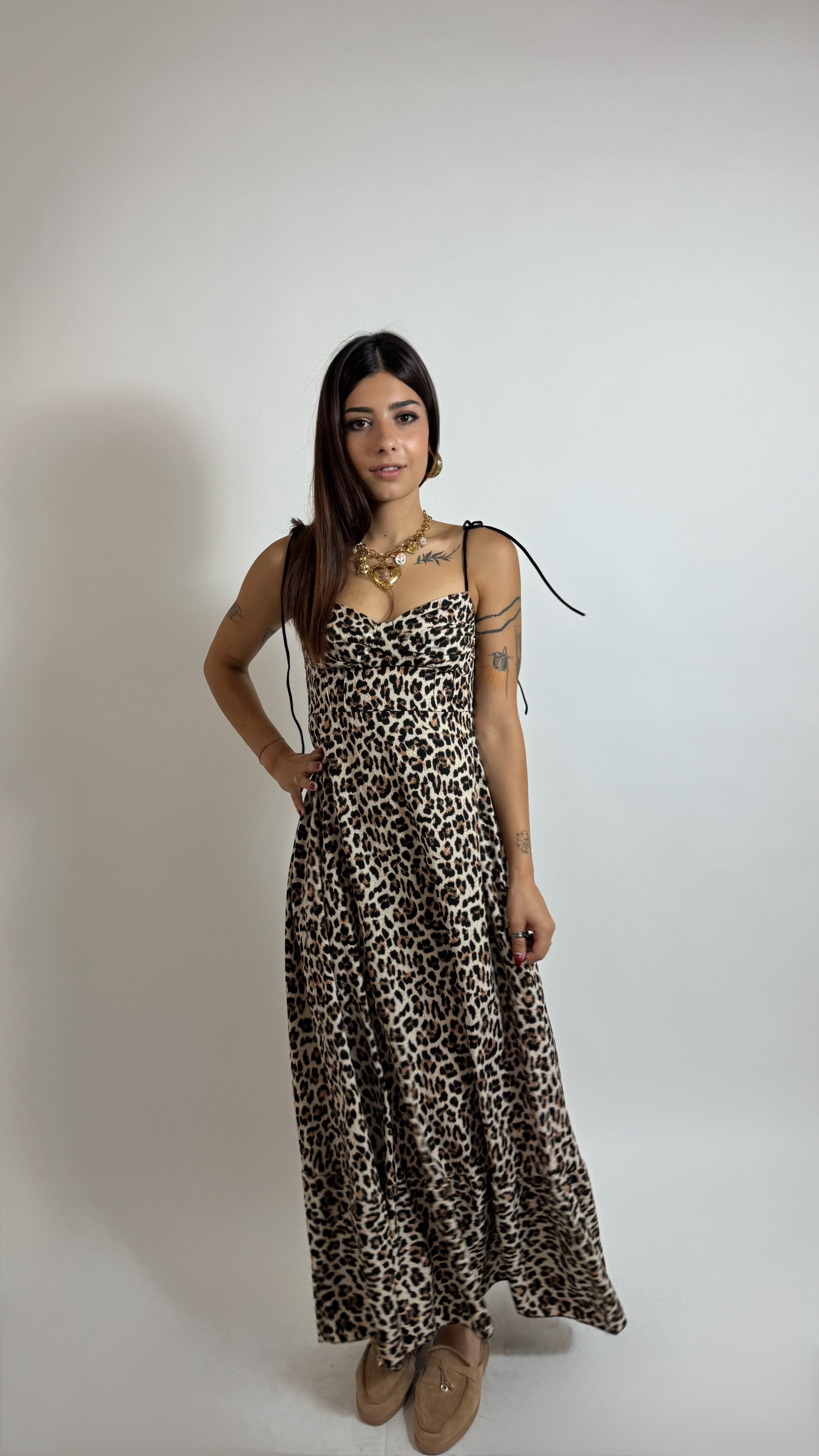 Abito Alice Leopard