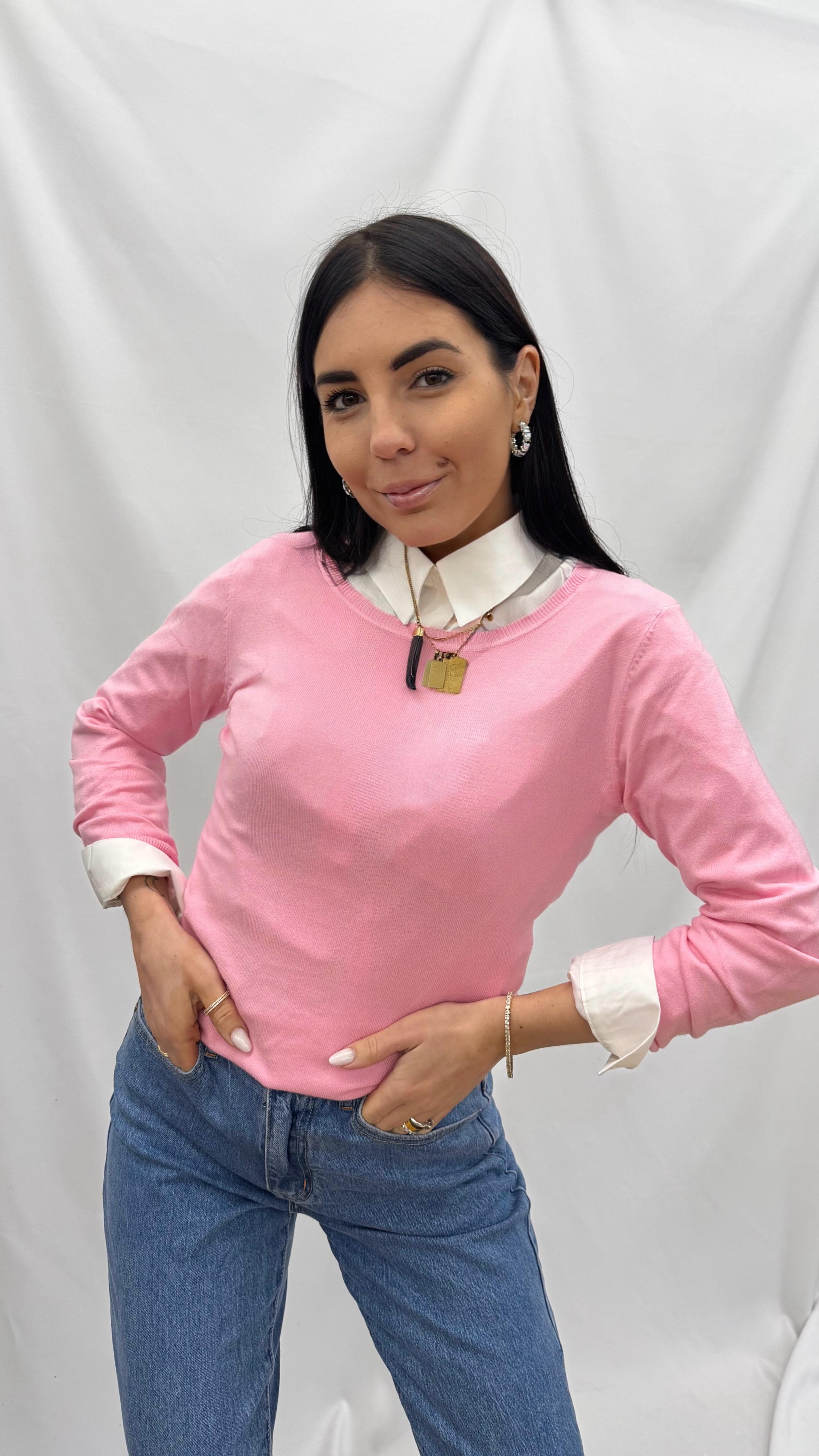 Pull Be You Girocollo Pink Babol