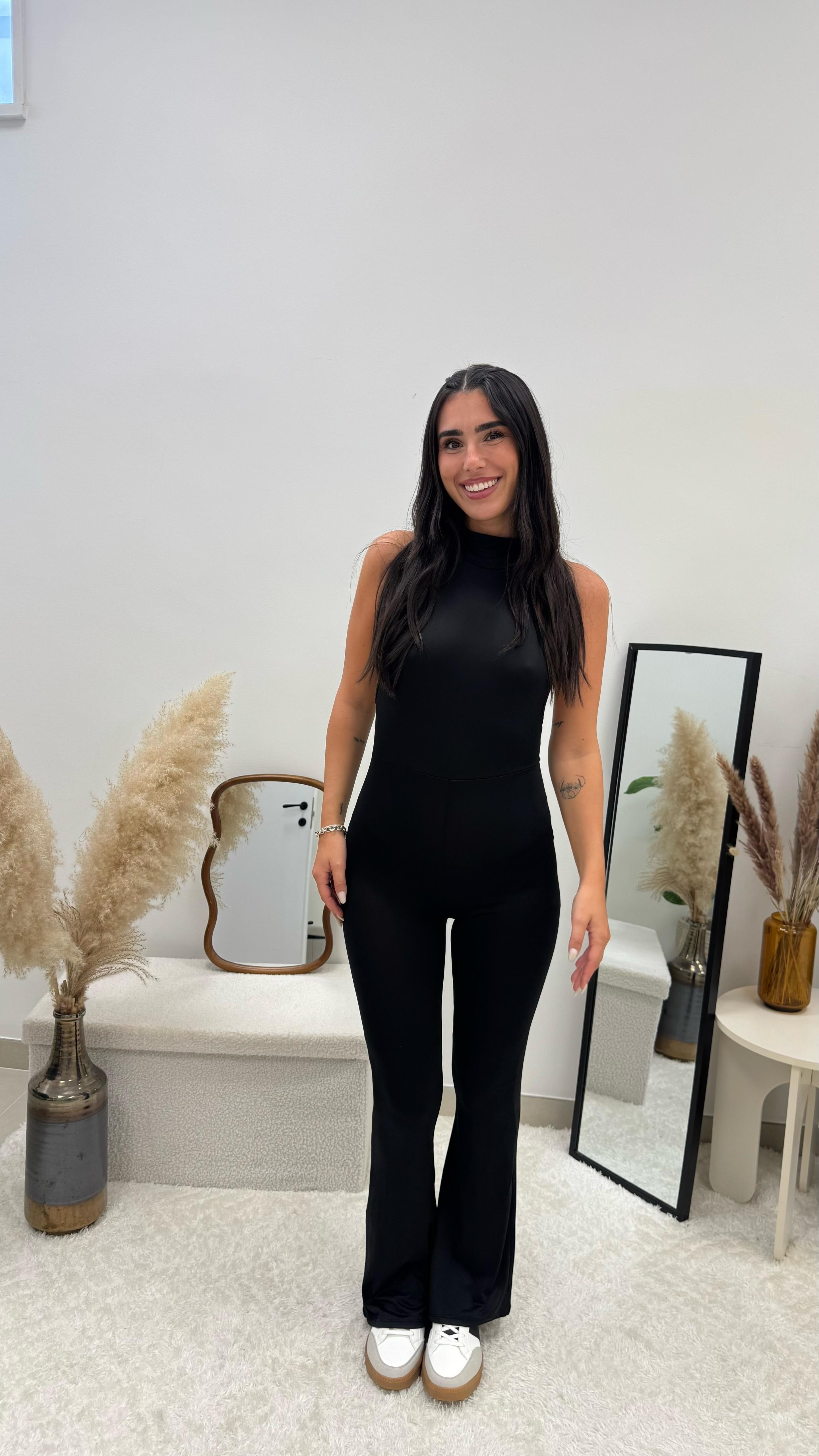 Tuta Elegance Lycra Stretch Nera