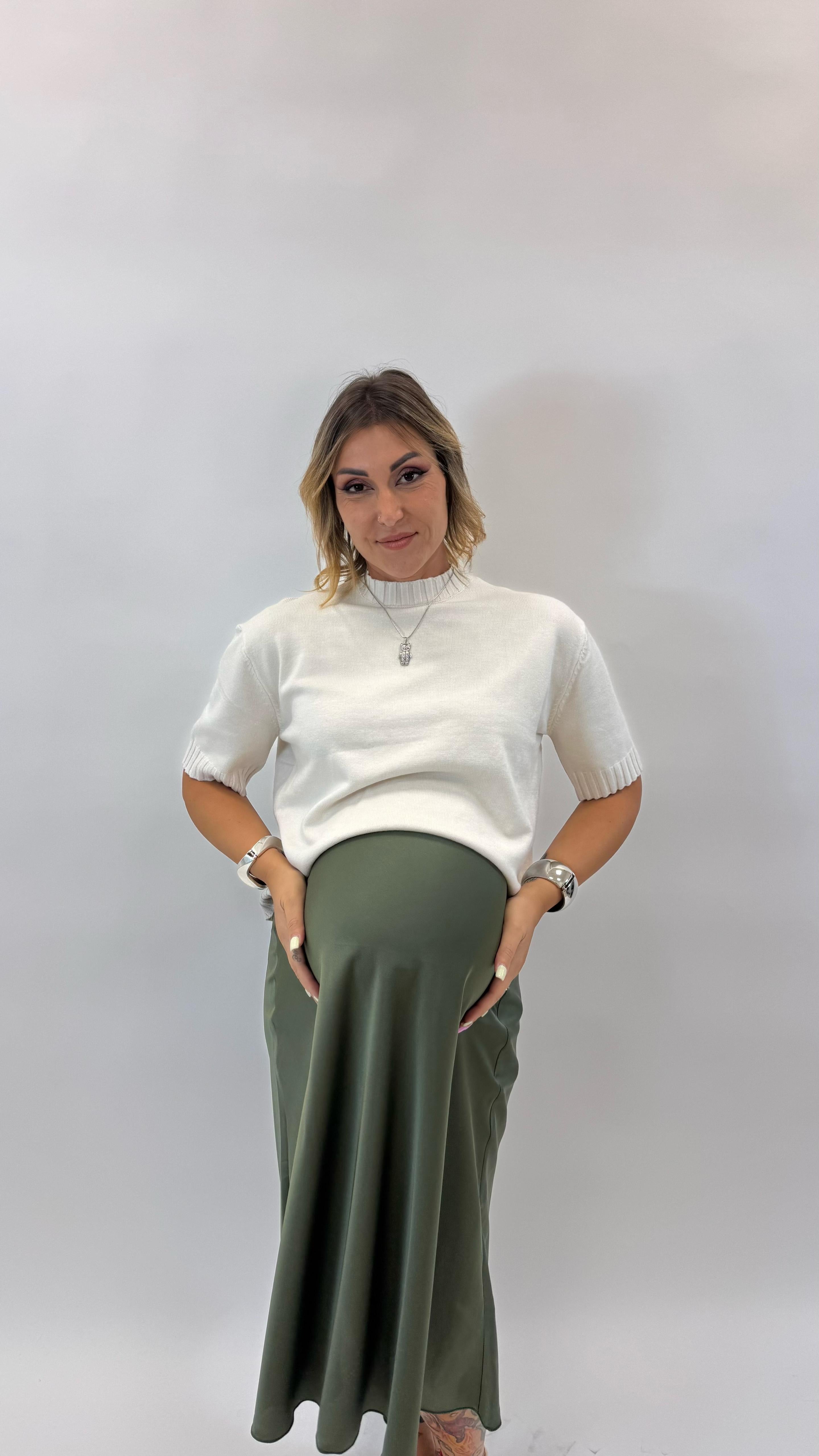 Longuette Silk Olive