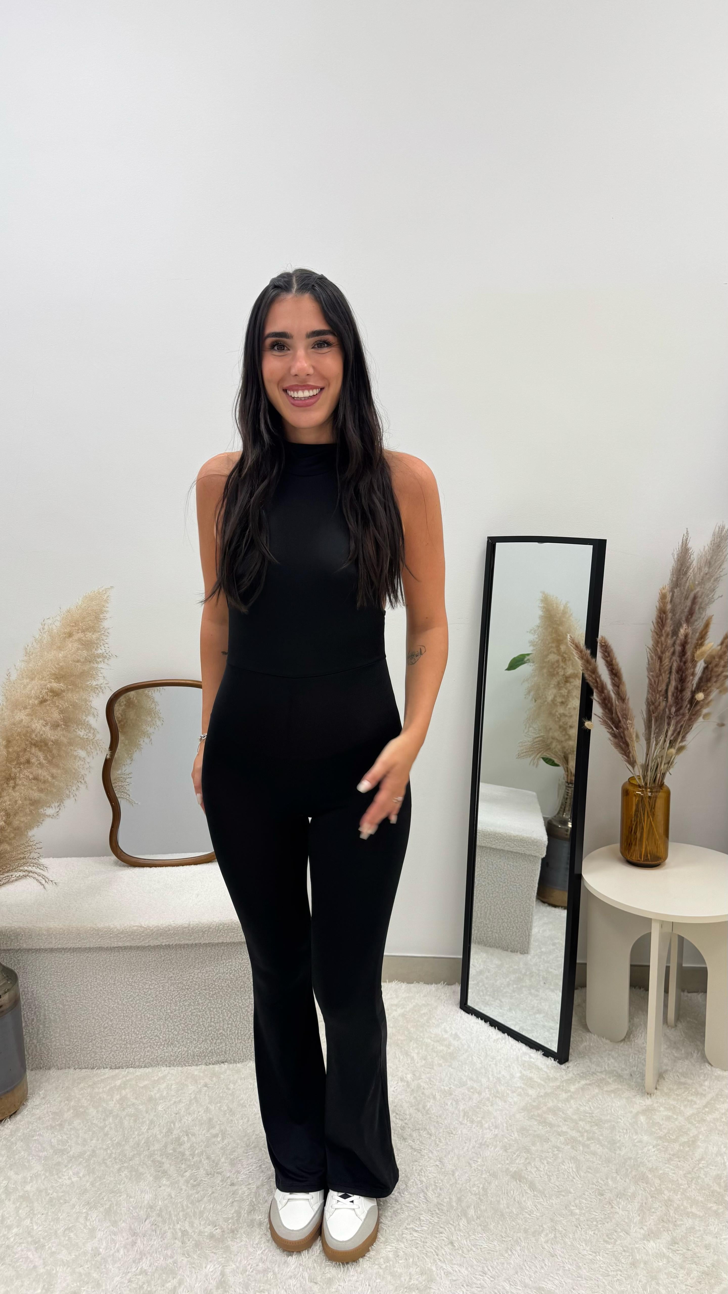 Tuta Elegance Lycra Stretch Nera