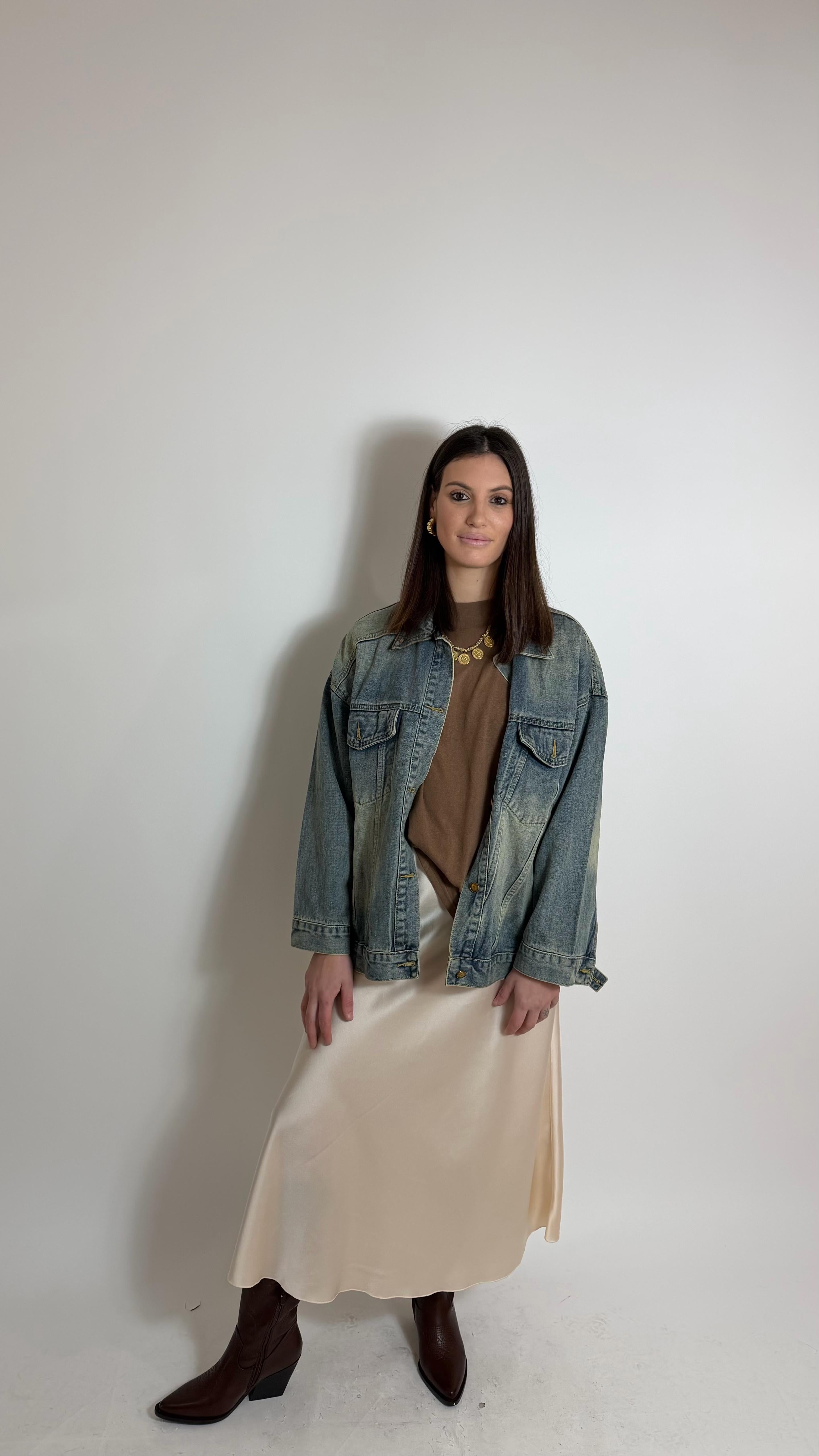 Longuette Silk Champagne