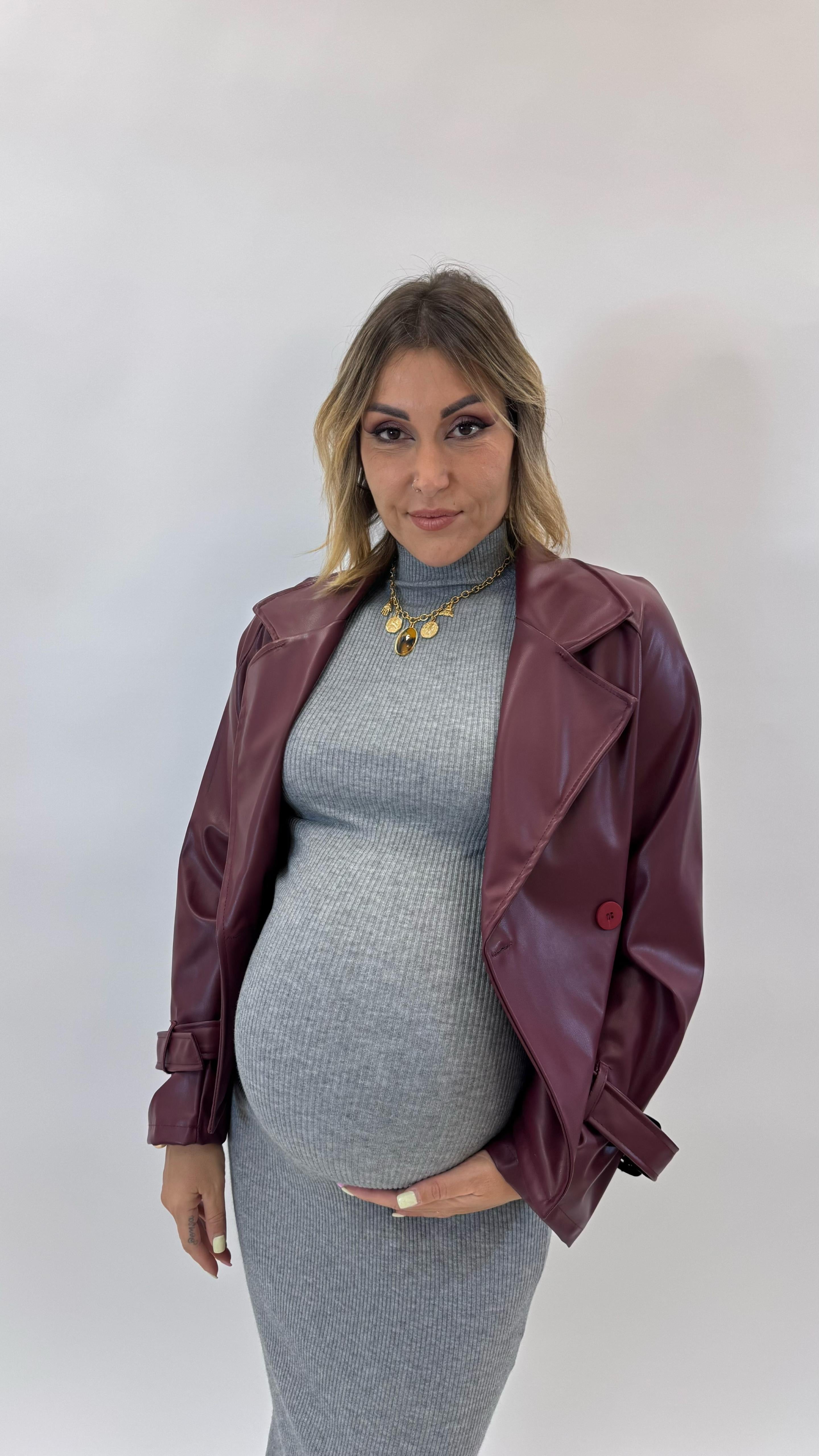 Abito Minimal Grigio Perla
