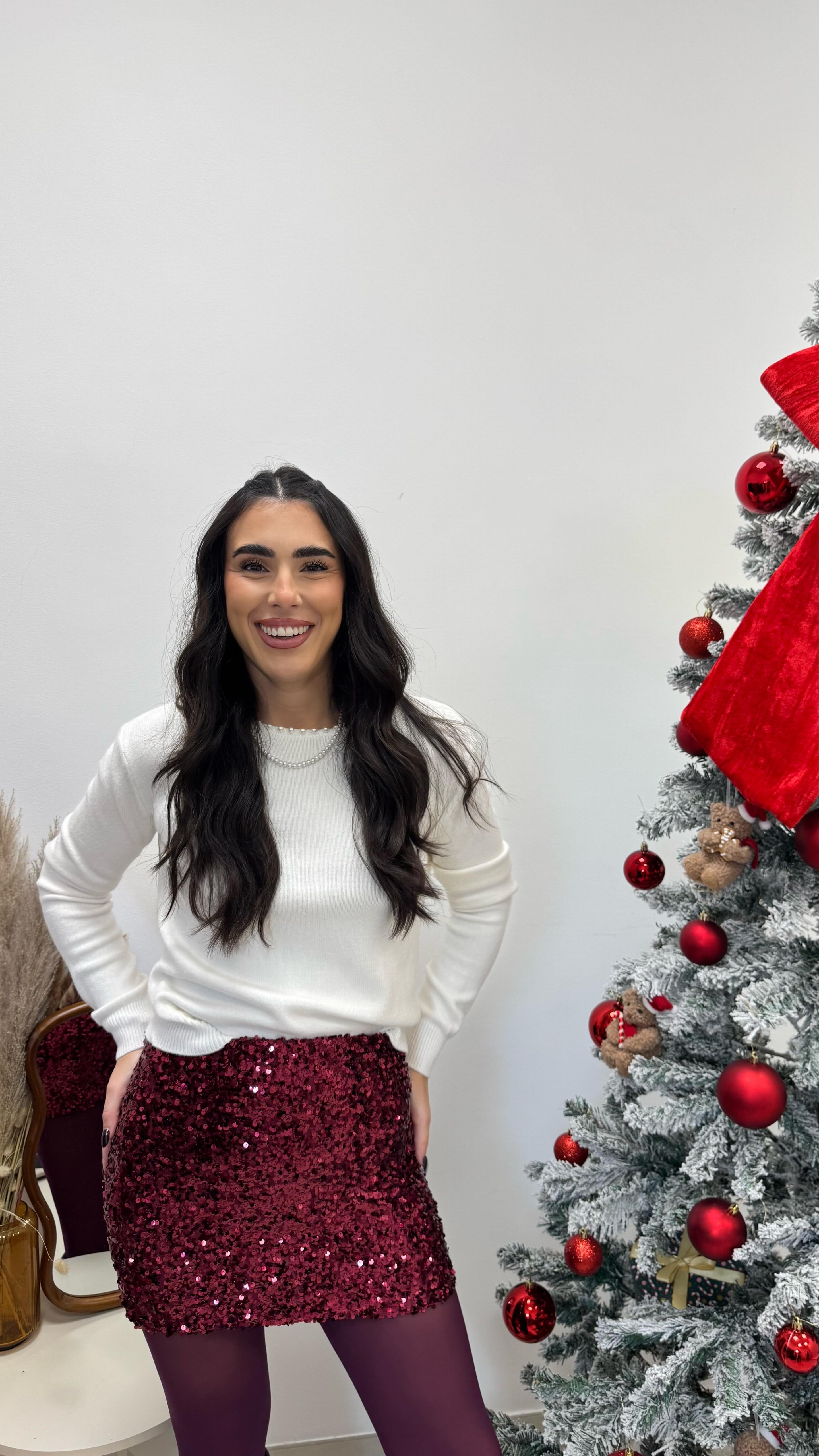 🥂Mini Paillettes Burgundy