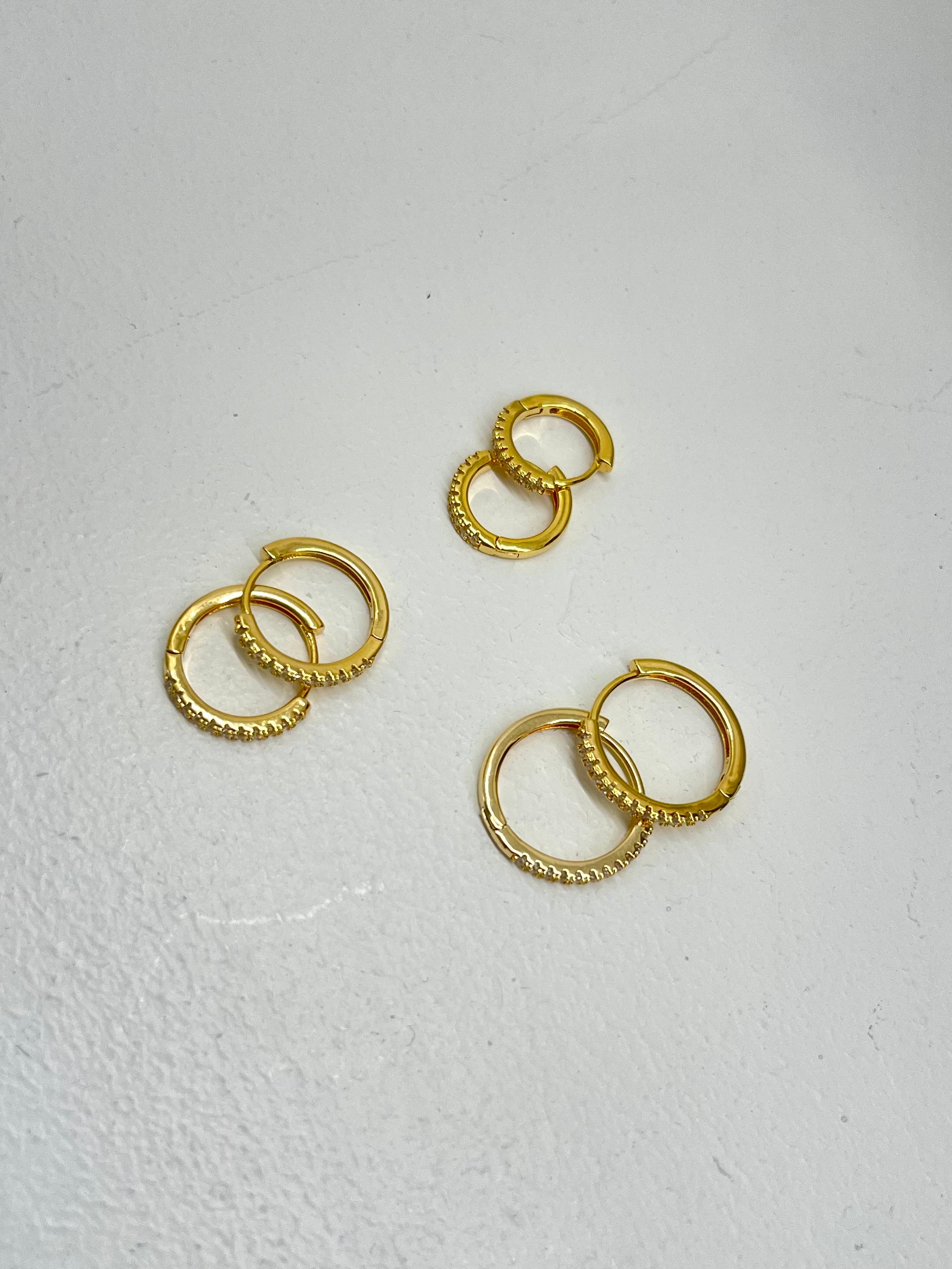 Orecchini Circle-Shine Gold