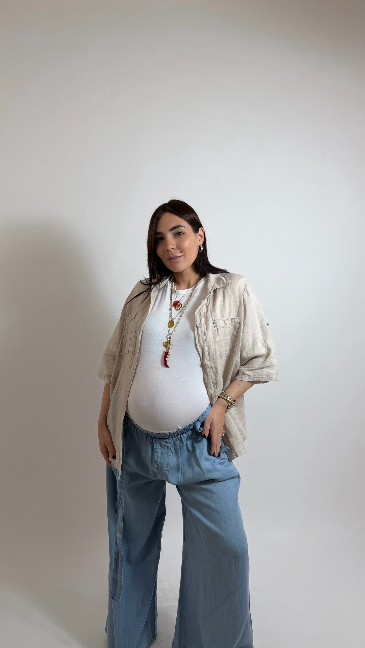Panta Palazzo Denim ✨Omaggio