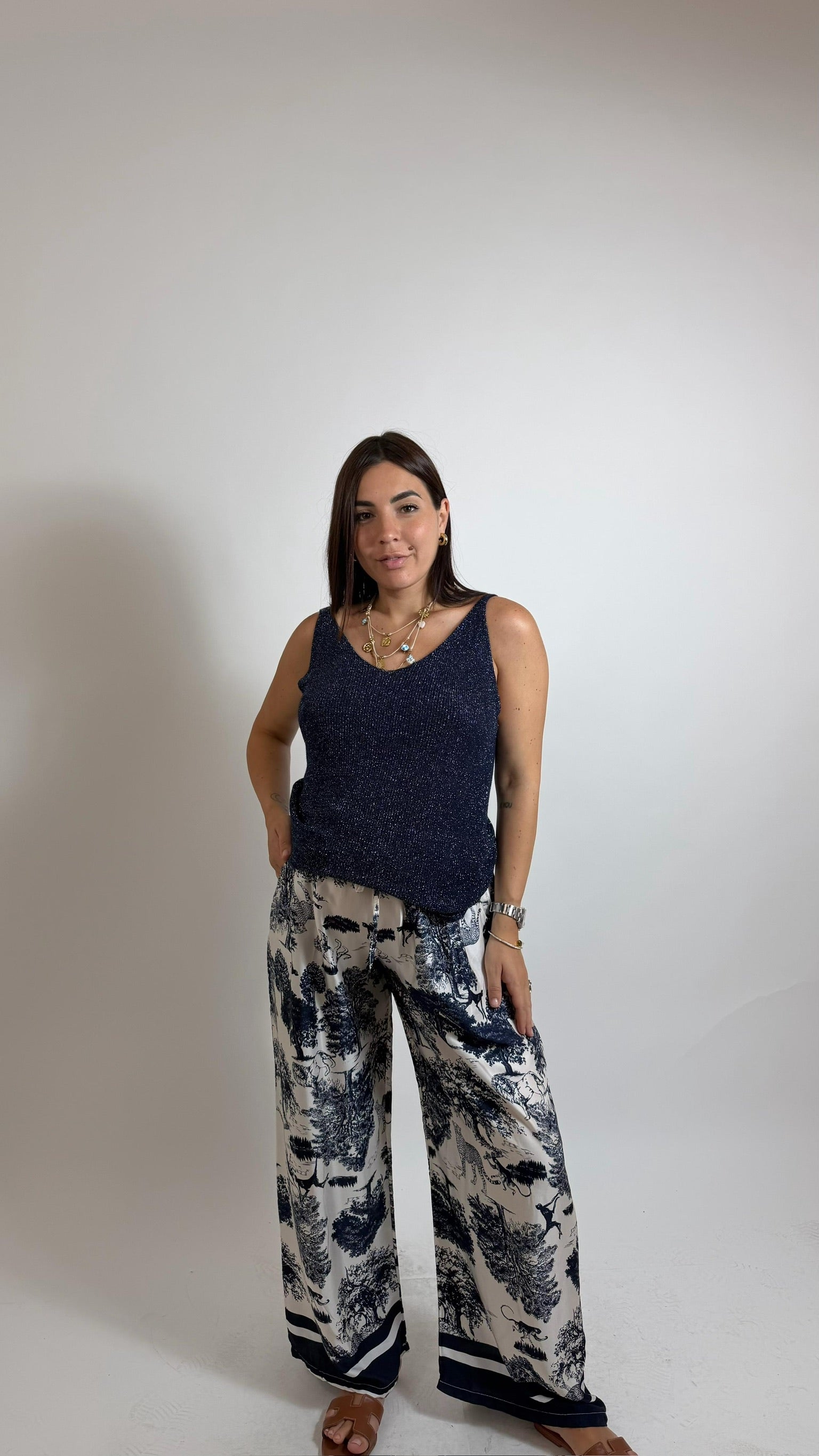 Pantalone Beach Club Blu