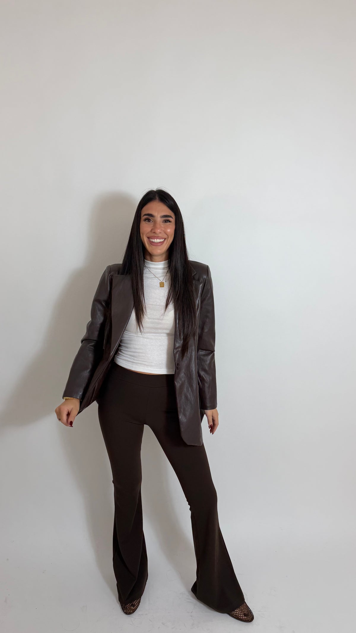 Jeggins Flare Be You Choco