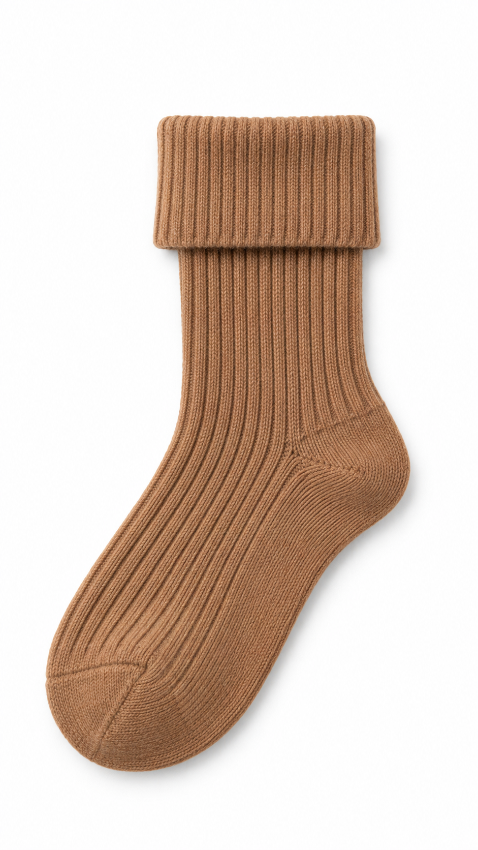 Cashmere Ribbed Socks