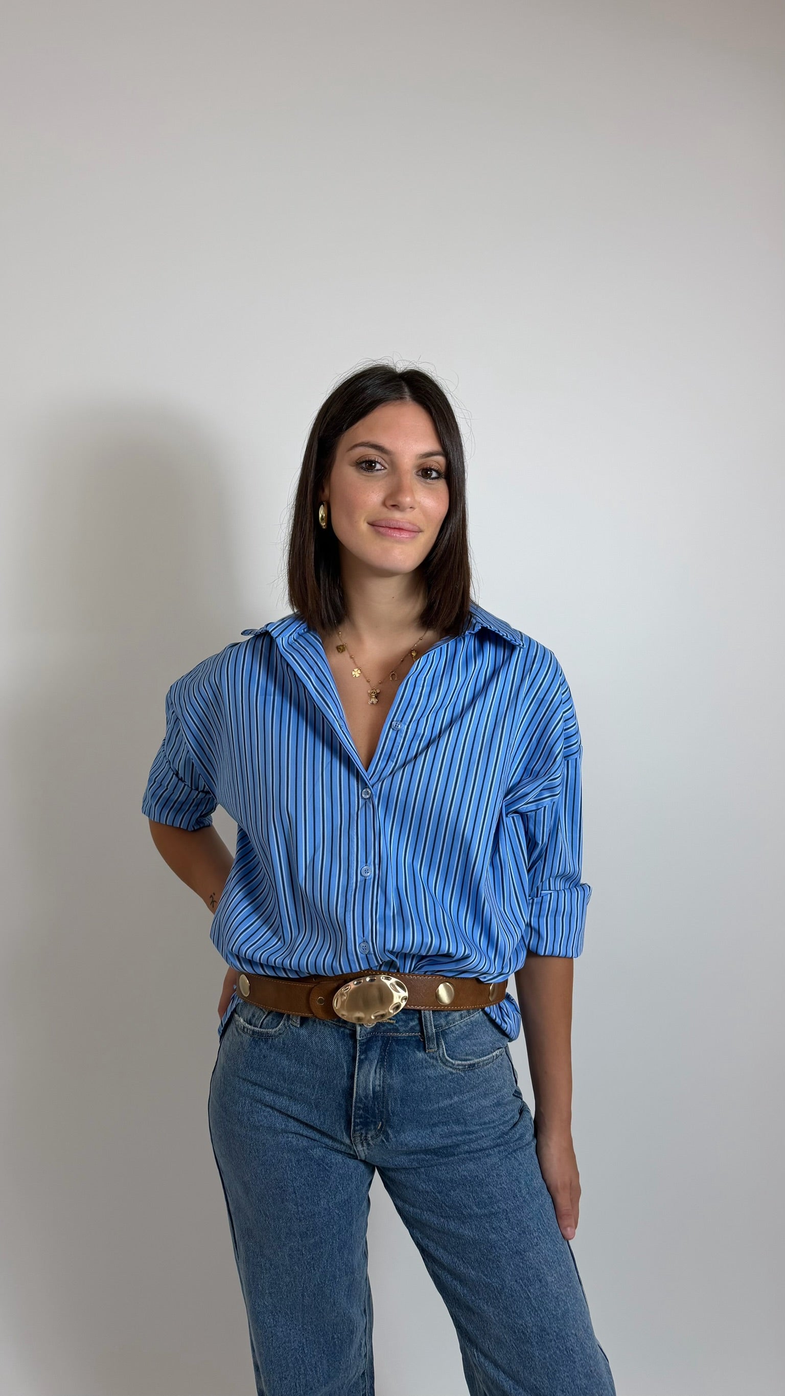 Camicia Daily Stripe Sky
