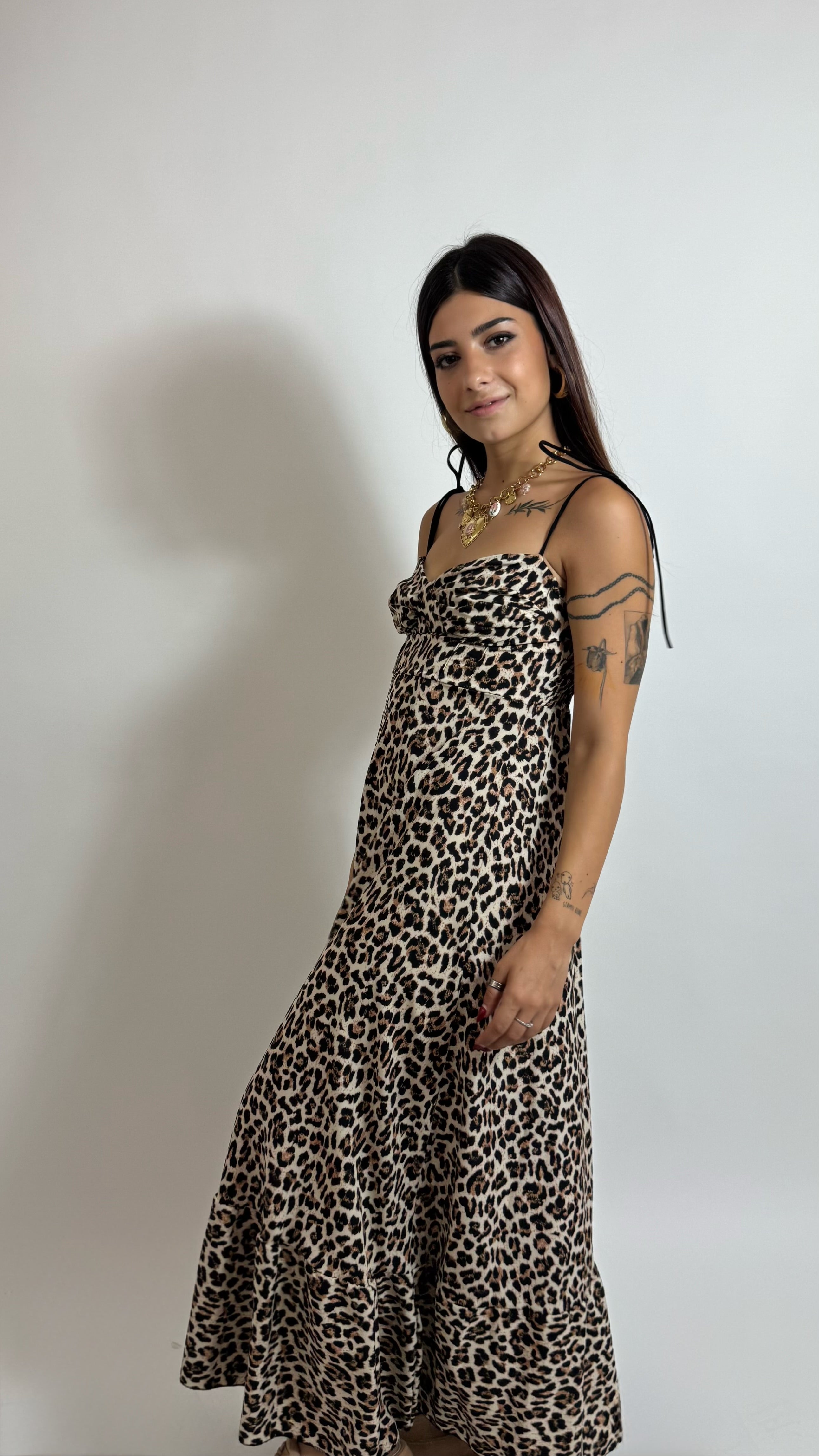 Abito Alice Leopard